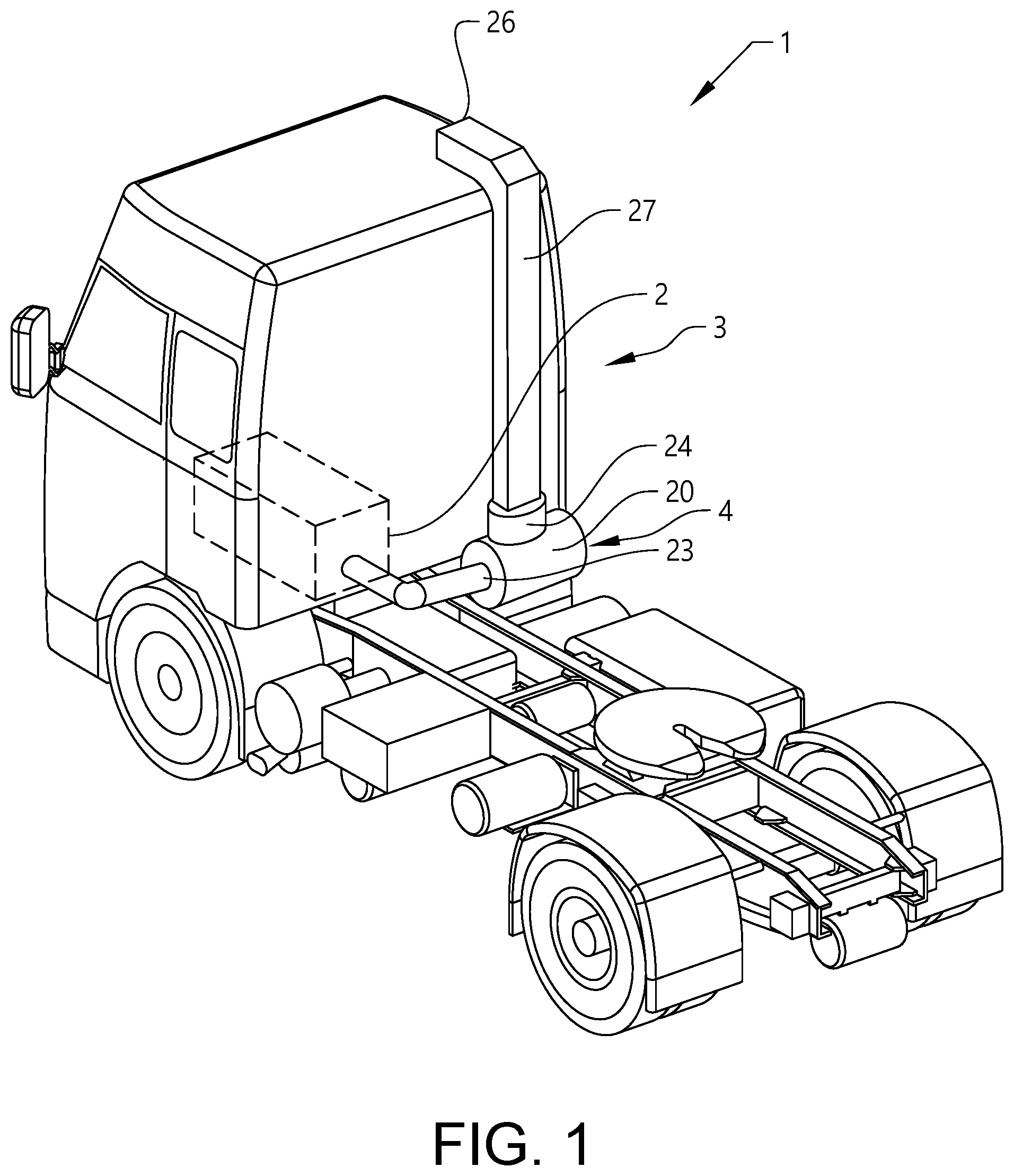 Patent US12460609 Figure 1 – Air filter housing and an air filter element