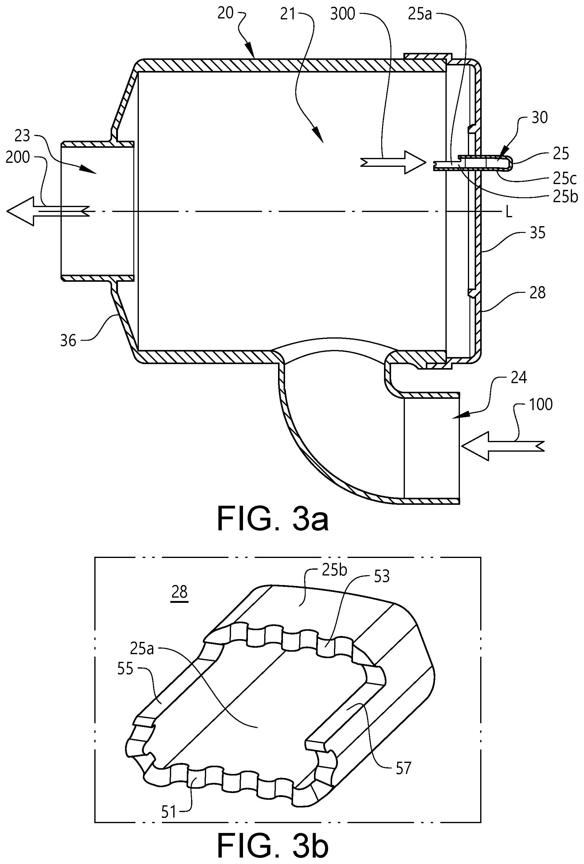 Patent US12460609 Figure 3 – Air filter housing and an air filter element
