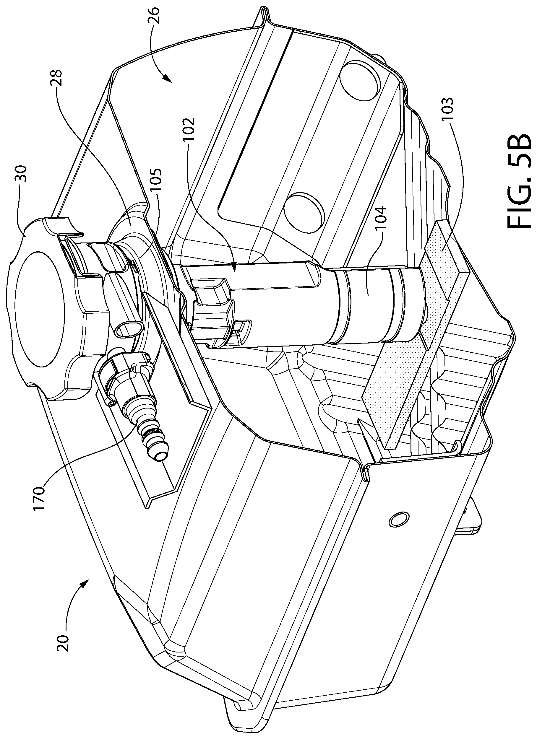 Patent US12460610 Figure 6 – Fuel tank and pump system