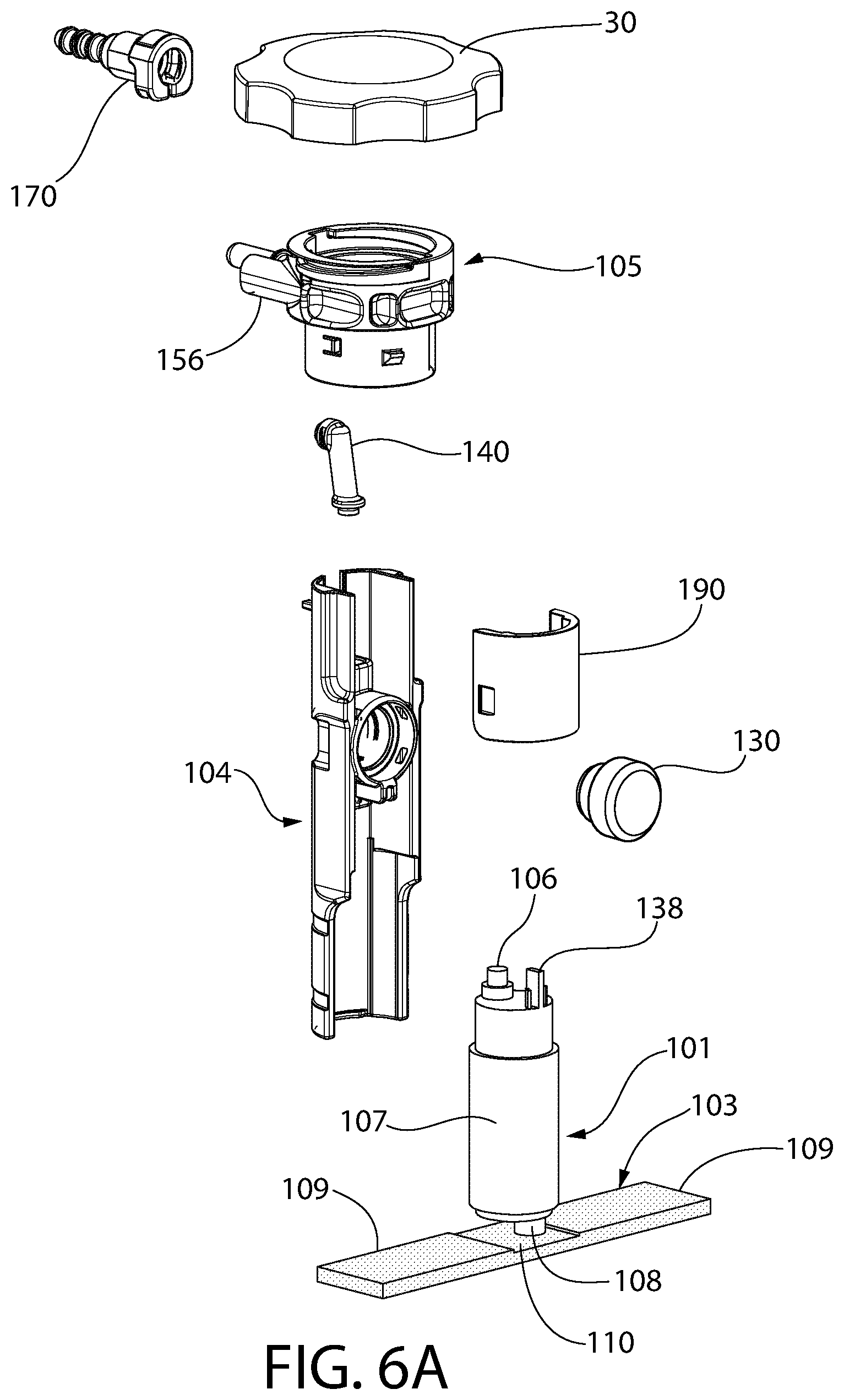 Patent US12460610 Figure 7 – Fuel tank and pump system