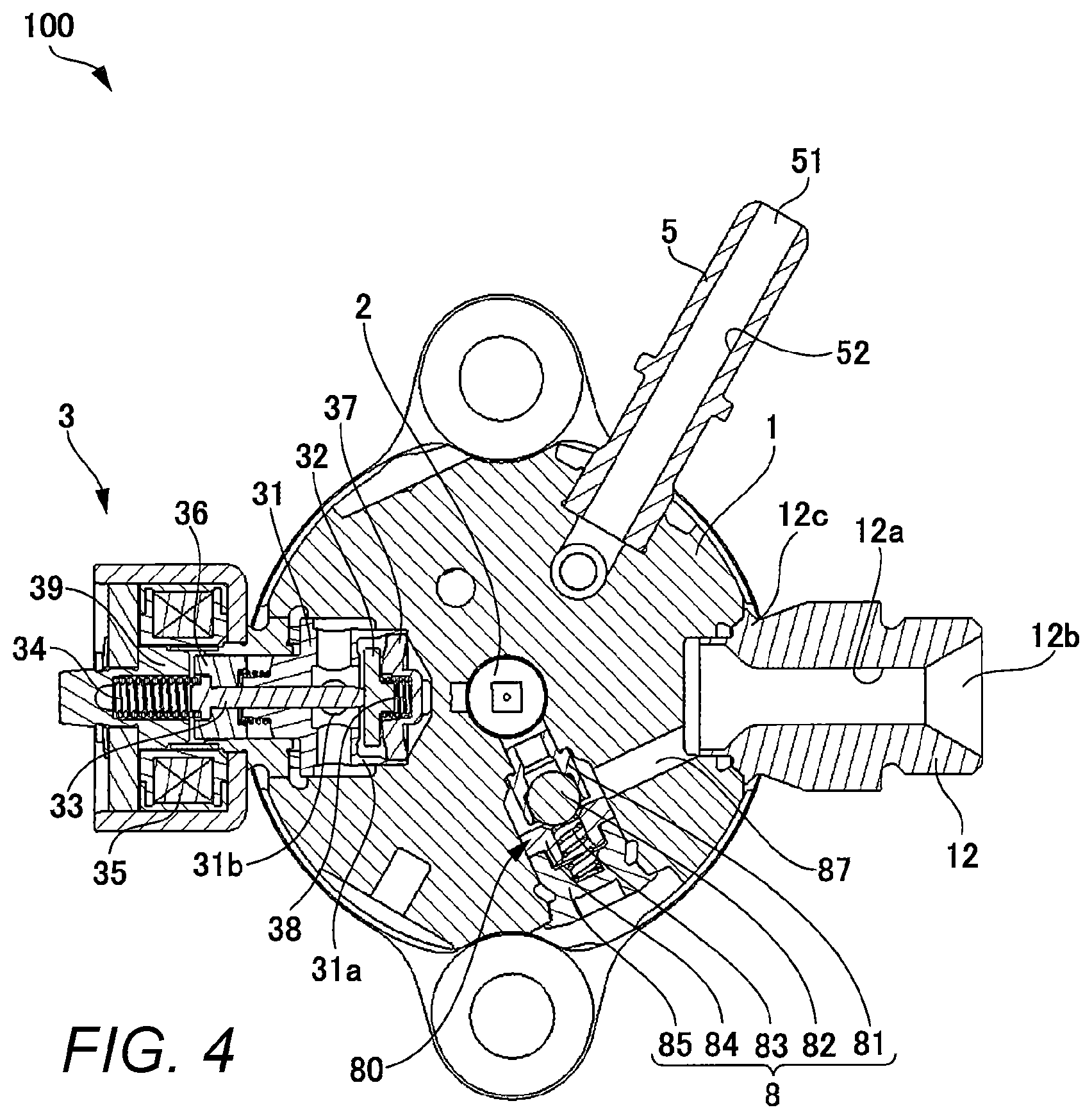 Patent US12460612 Figure 4 – Fuel pump