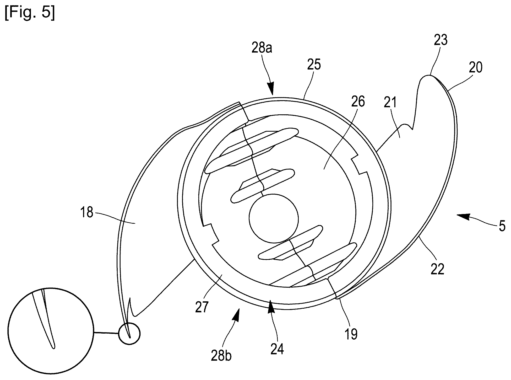 Patent US12460615 Figure 3 – Wind turbine with two sets of blades and aerogenerator