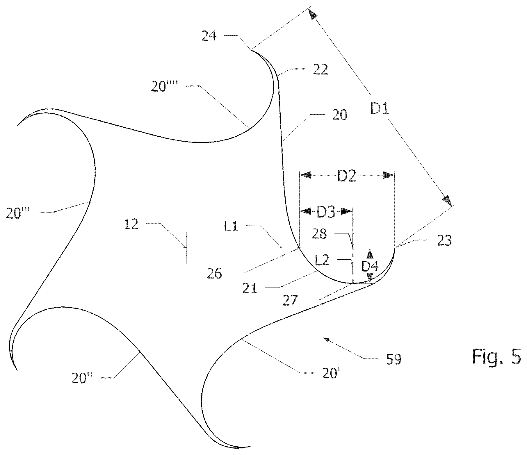 Patent US12460617 Figure 6 – Transverse-axis torque turbine