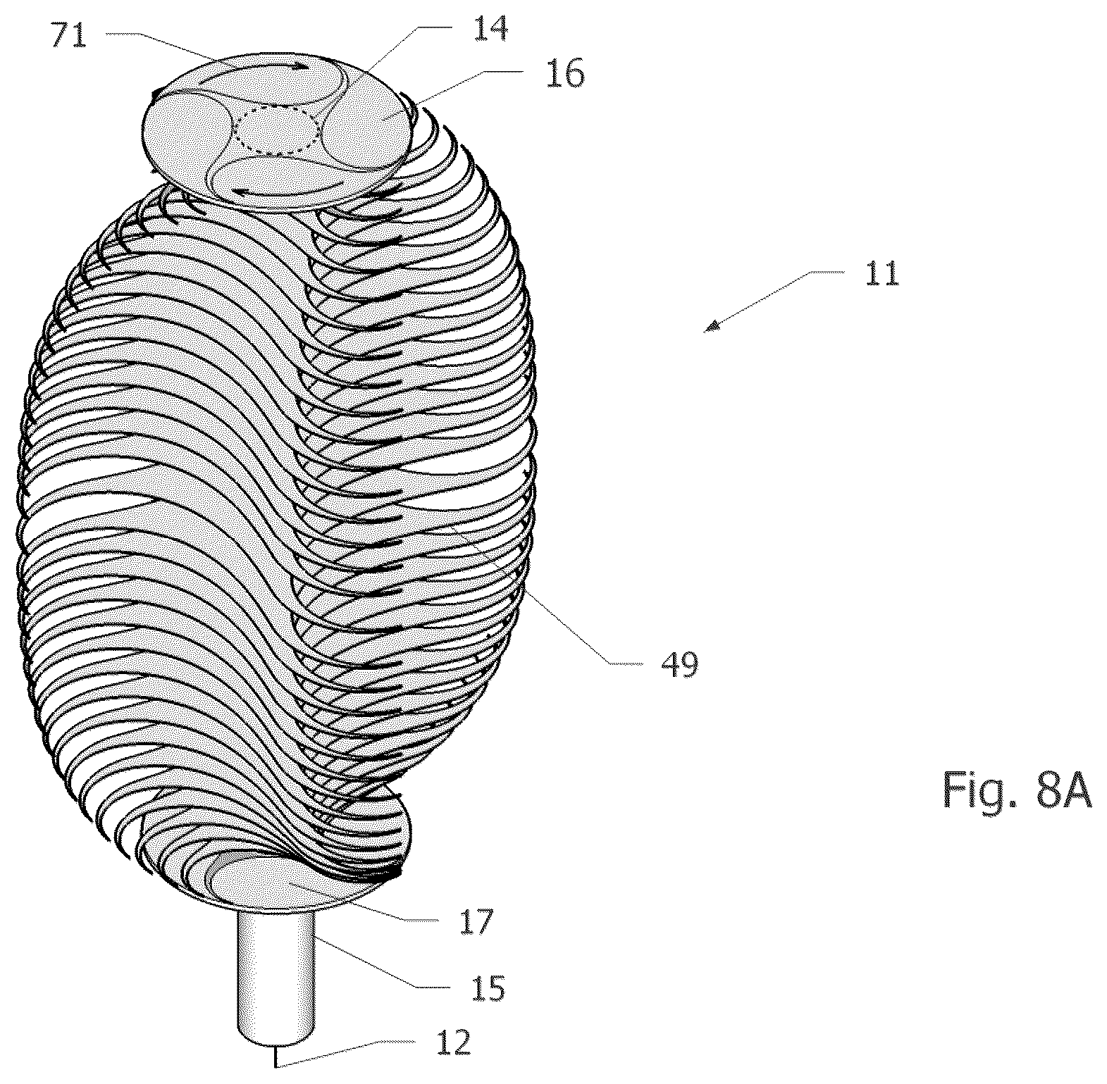 Patent US12460617 Figure 9 – Transverse-axis torque turbine