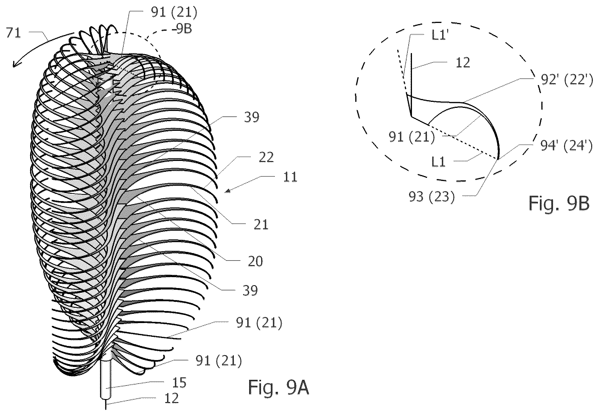 Patent US12460617 Figure 11 – Transverse-axis torque turbine