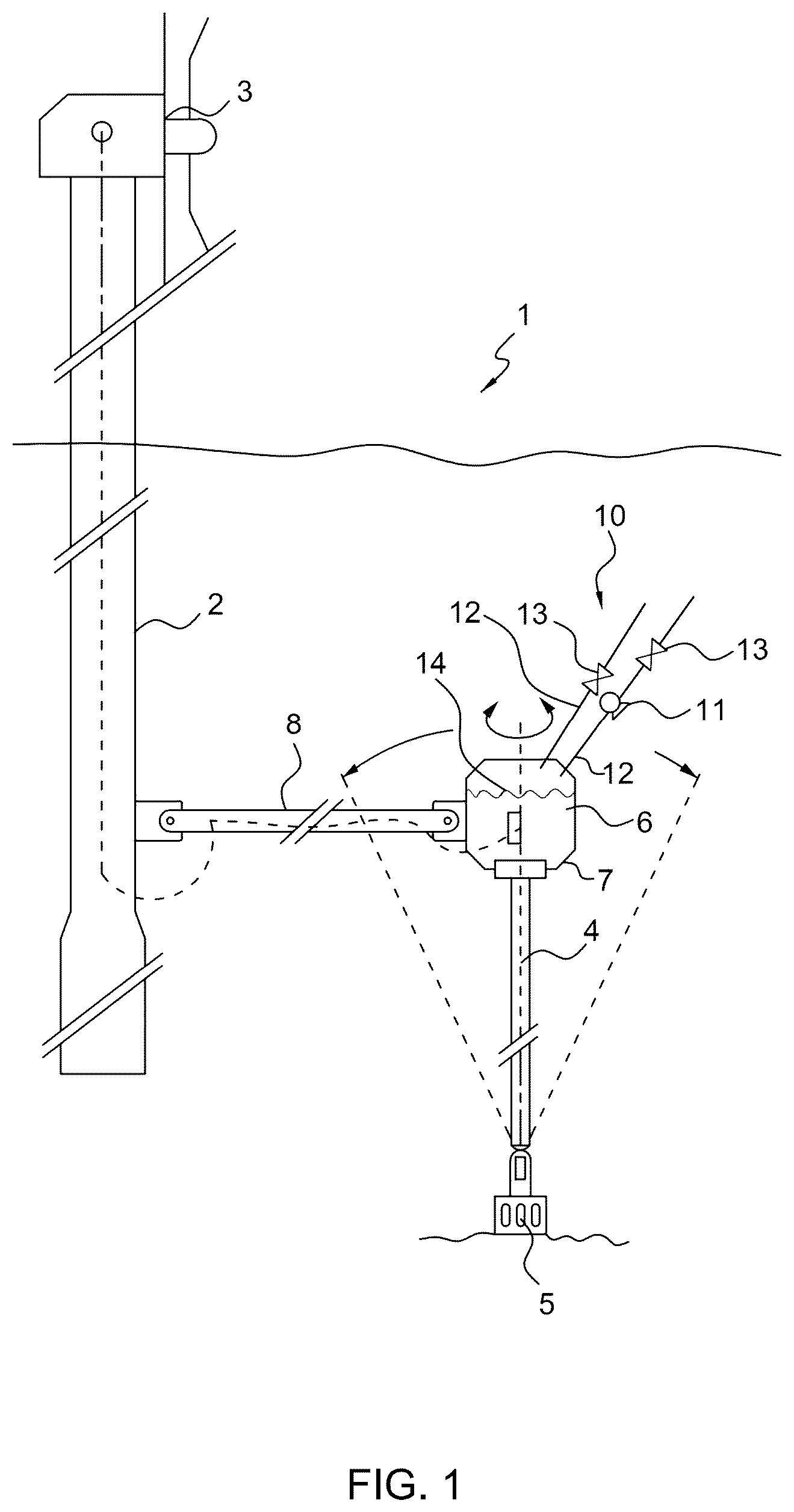 Patent US12460620 Figure 1 – Floating windmill