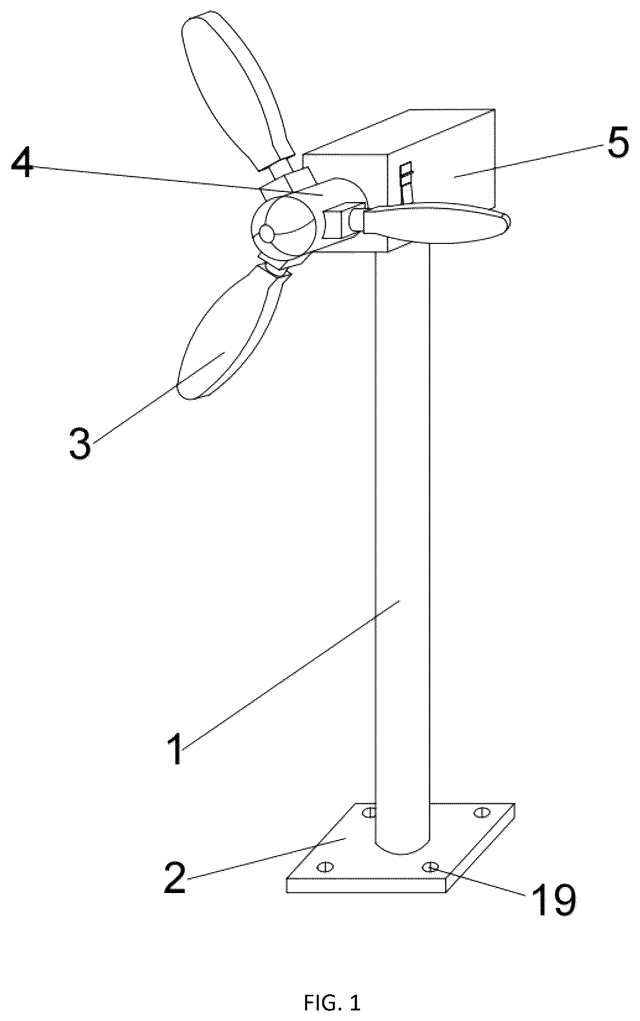 Patent US12460621 Figure 1 – Multi-blade wind turbine