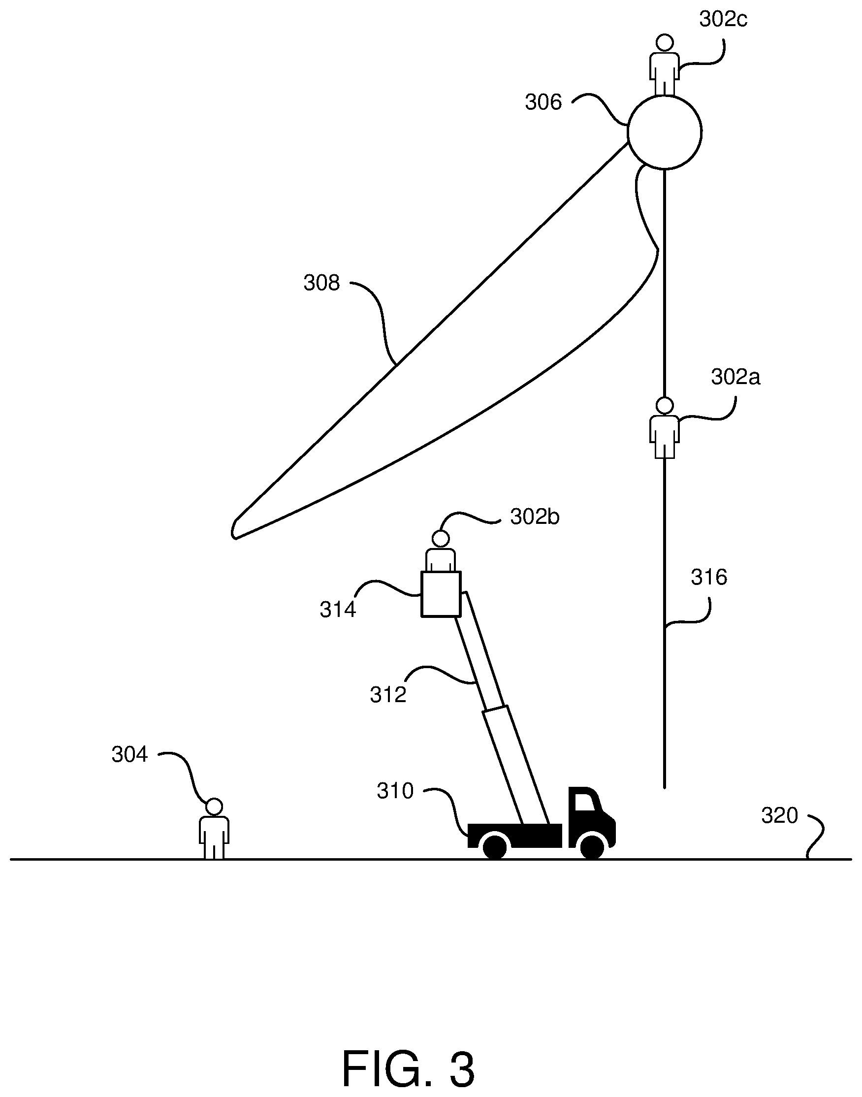 Patent US12460622 Figure 3 – System and method for cleaning wind turbine blades and solar panels