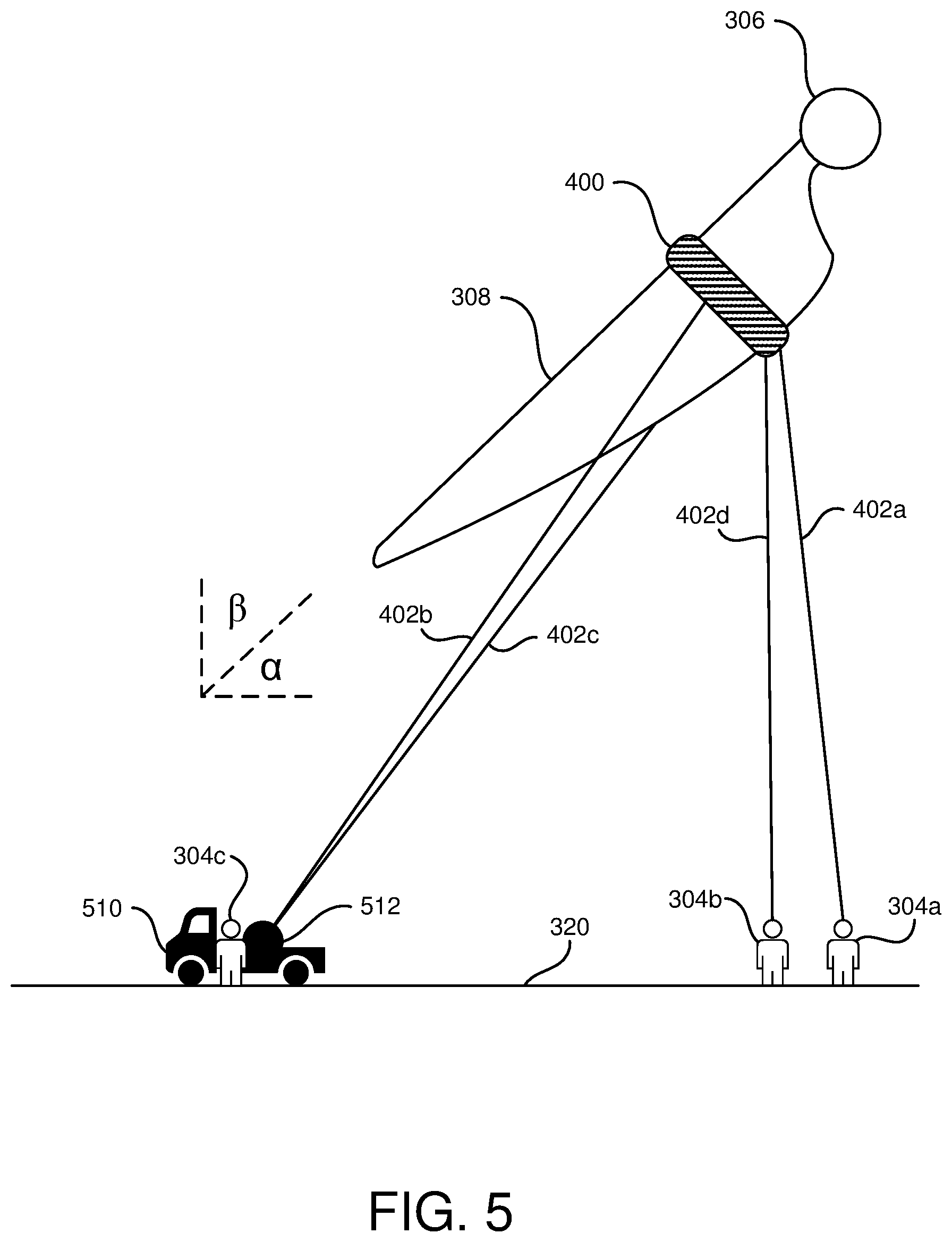 Patent US12460622 Figure 5 – System and method for cleaning wind turbine blades and solar panels