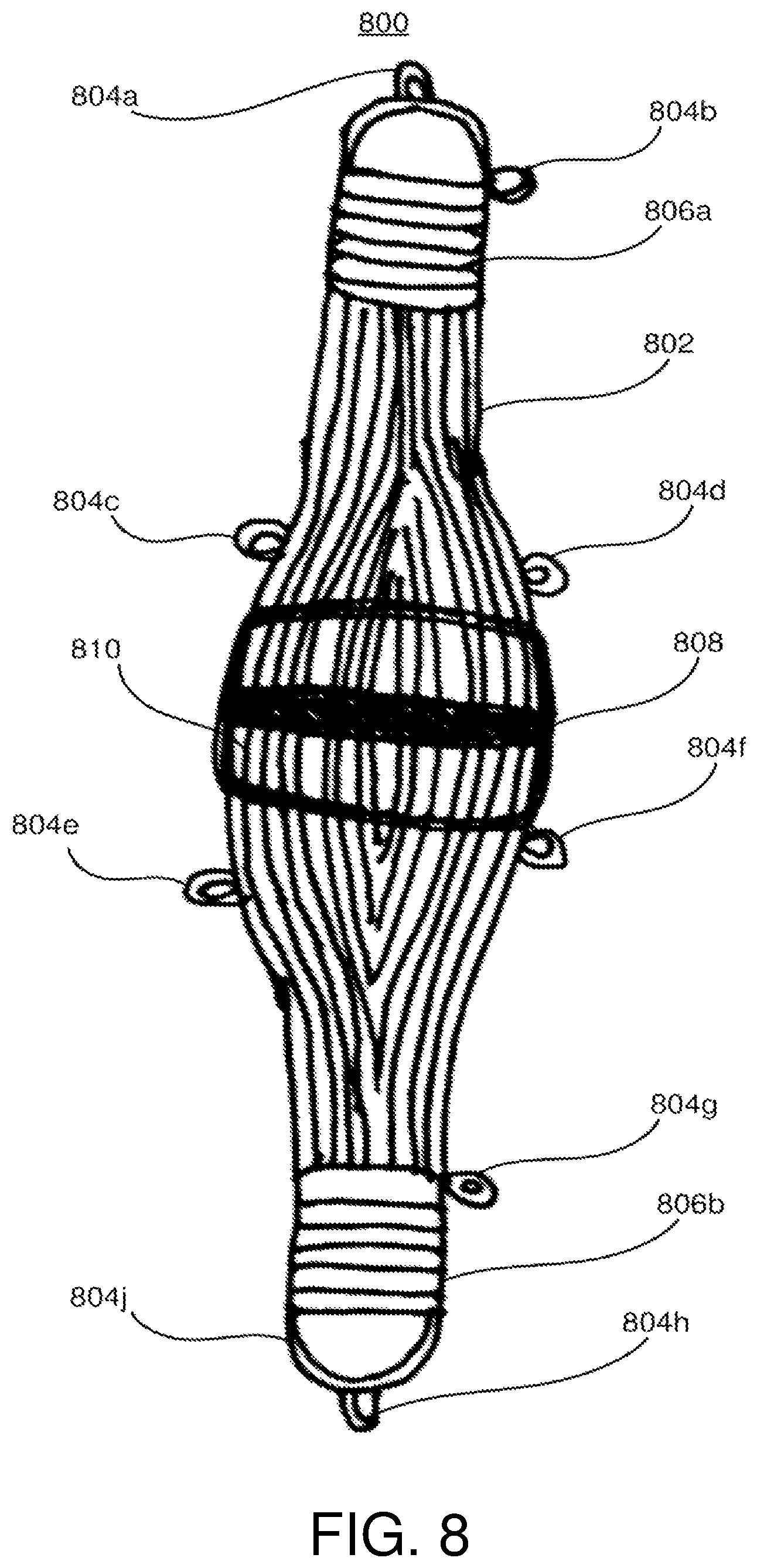 Patent US12460622 Figure 8 – System and method for cleaning wind turbine blades and solar panels