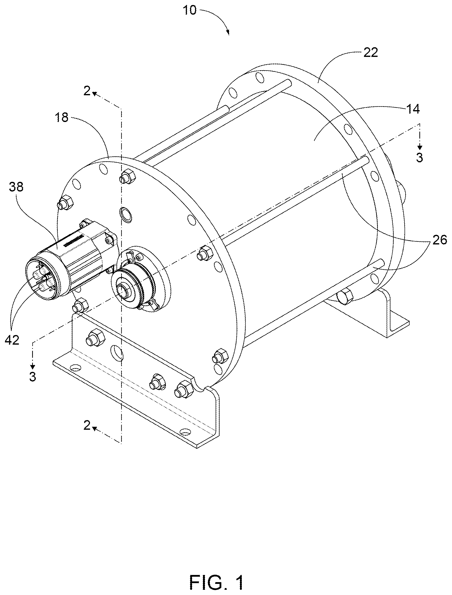 Patent US12460623 — Integrated electro-hydraulic unit — Figure 1