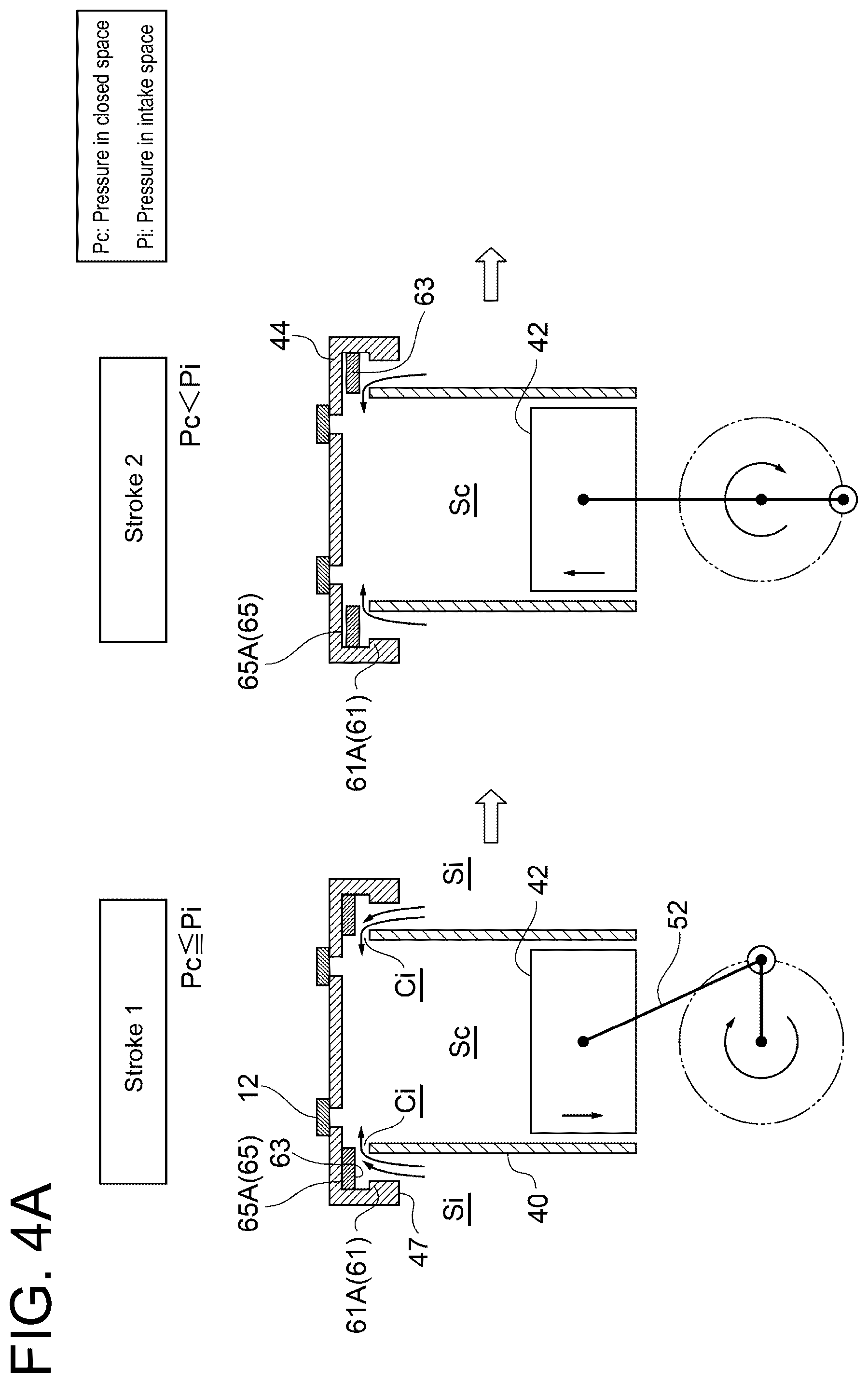 Patent US12460624 Figure 4 – Reciprocating compressor