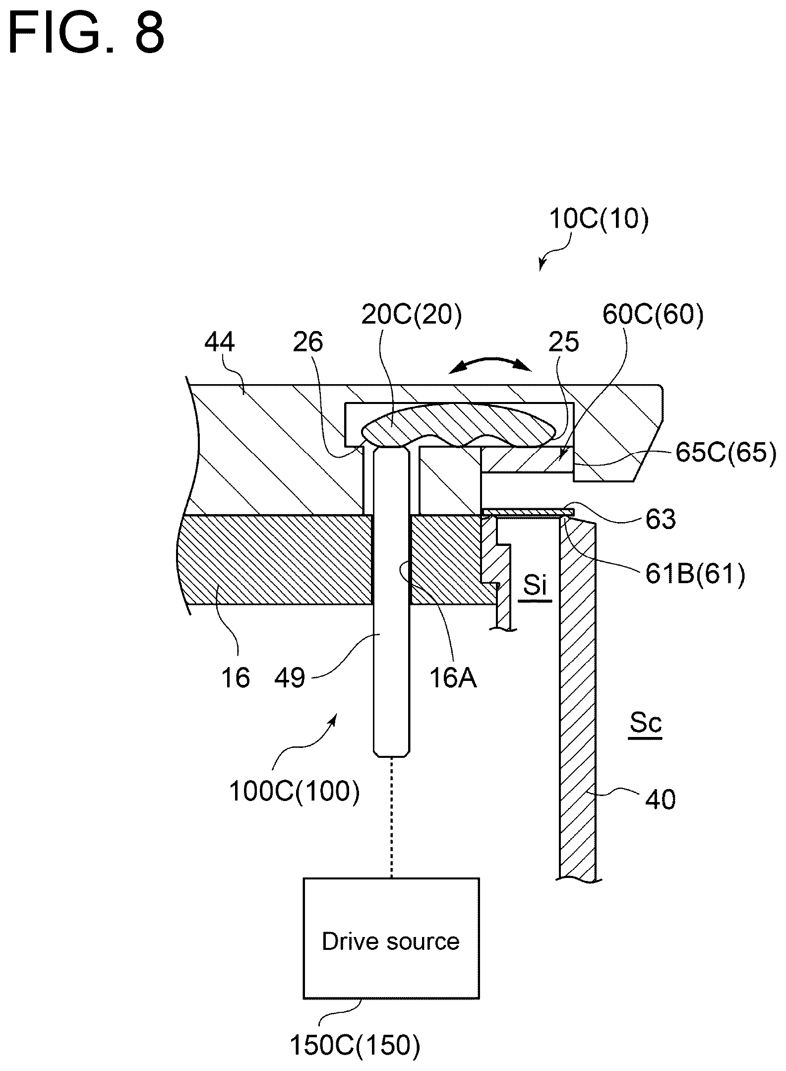 Patent US12460624 Figure 9 – Reciprocating compressor