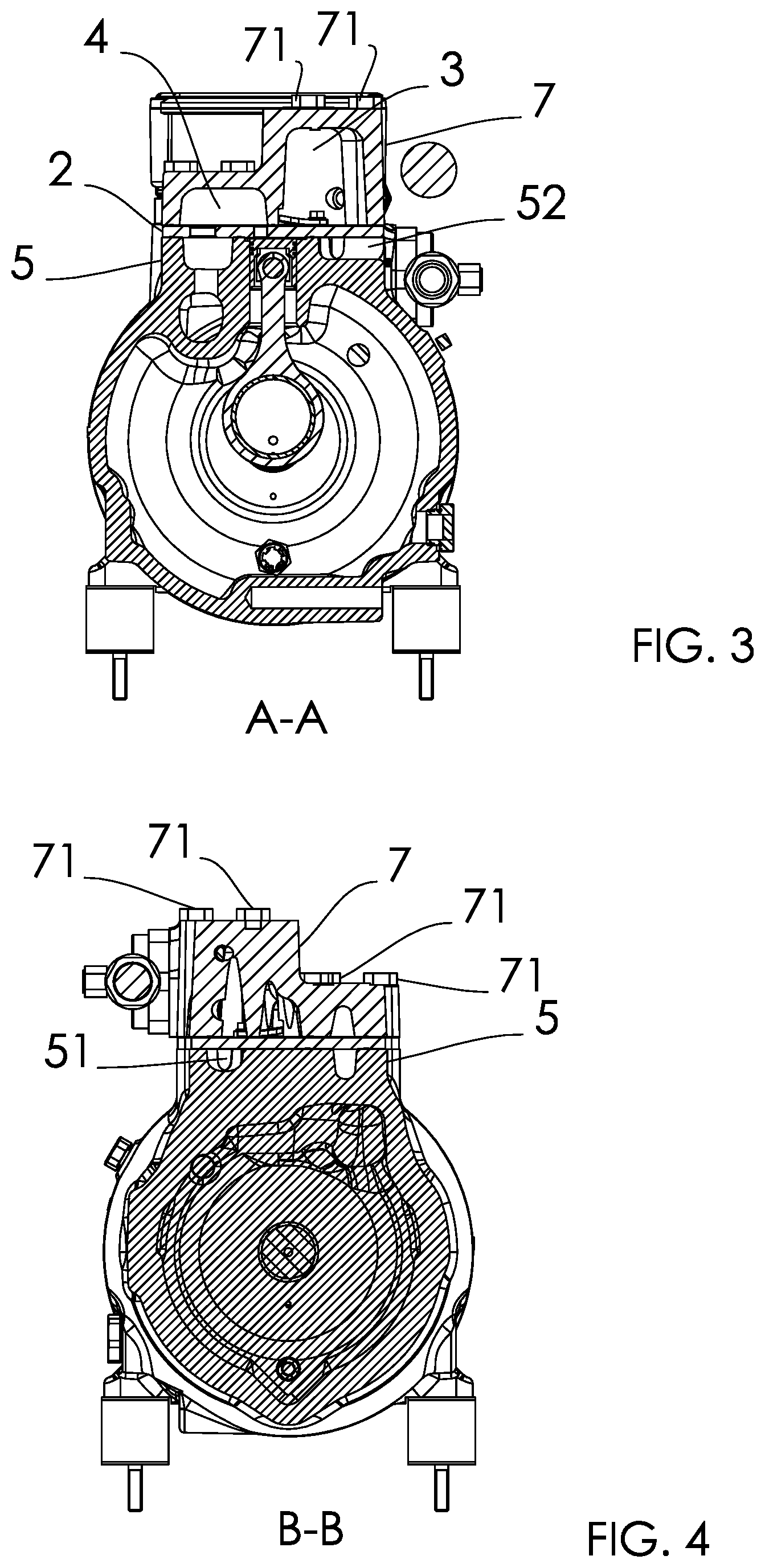 Patent US12460625 Figure 2 – Reduced heat exchange reciprocating compressor