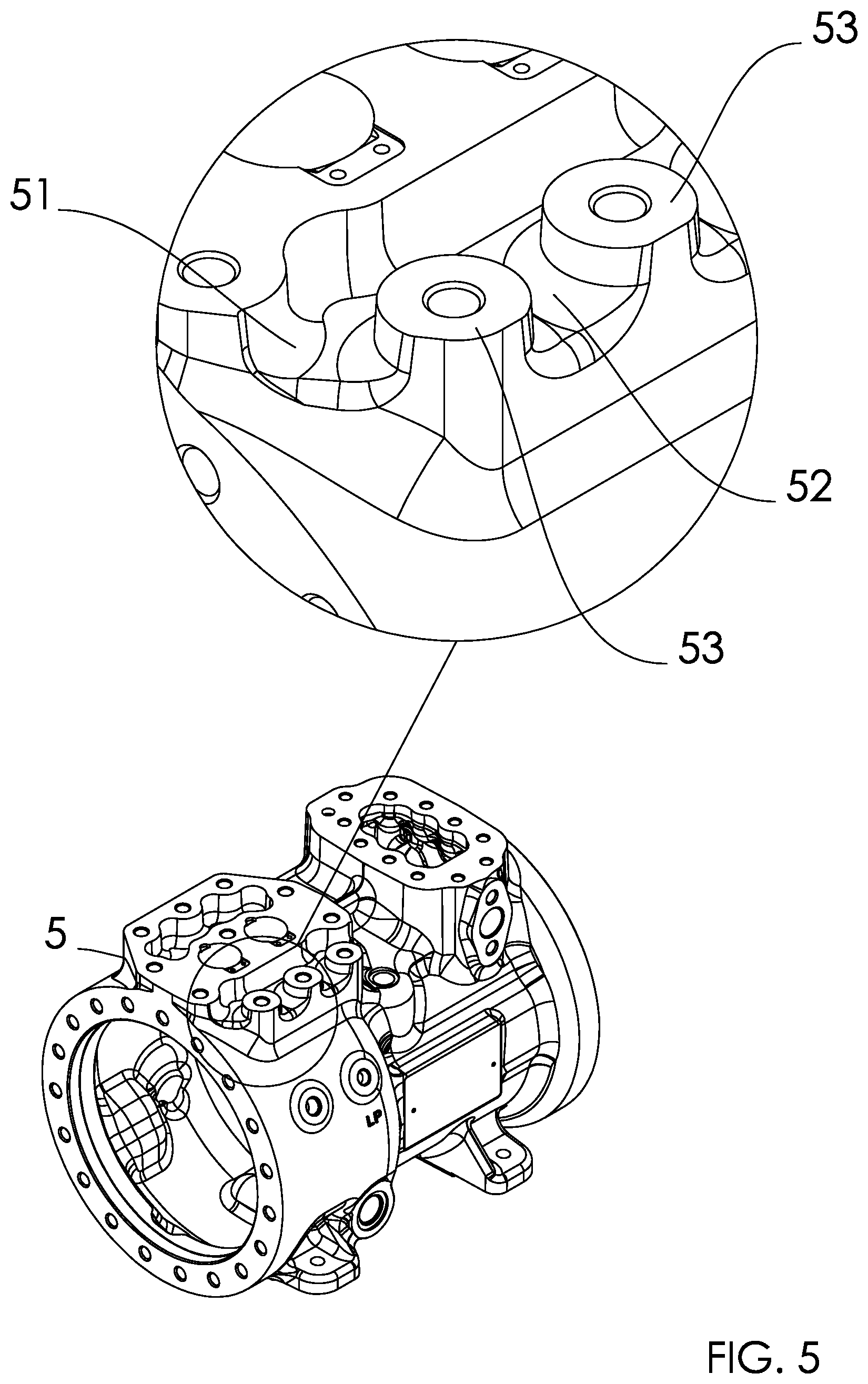 Patent US12460625 Figure 3 – Reduced heat exchange reciprocating compressor