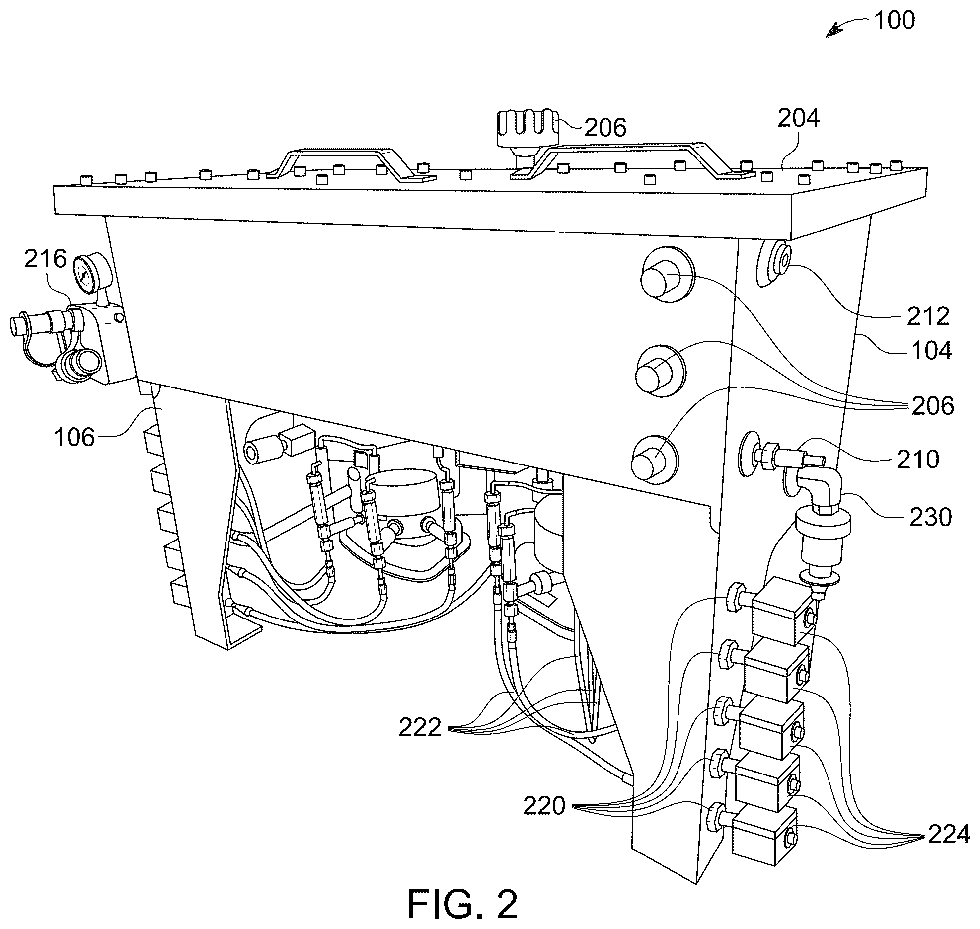 Patent US12460632 Figure 2 – Reciprocating pump packing lubricator