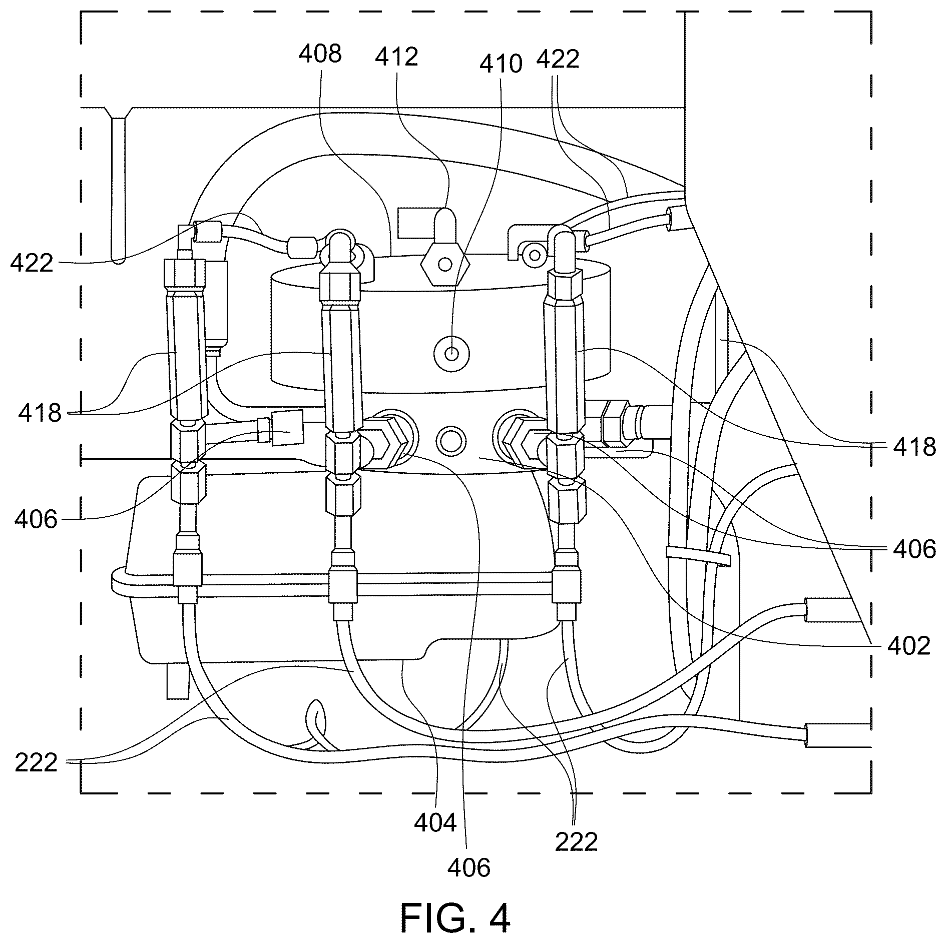 Patent US12460632 Figure 4 – Reciprocating pump packing lubricator