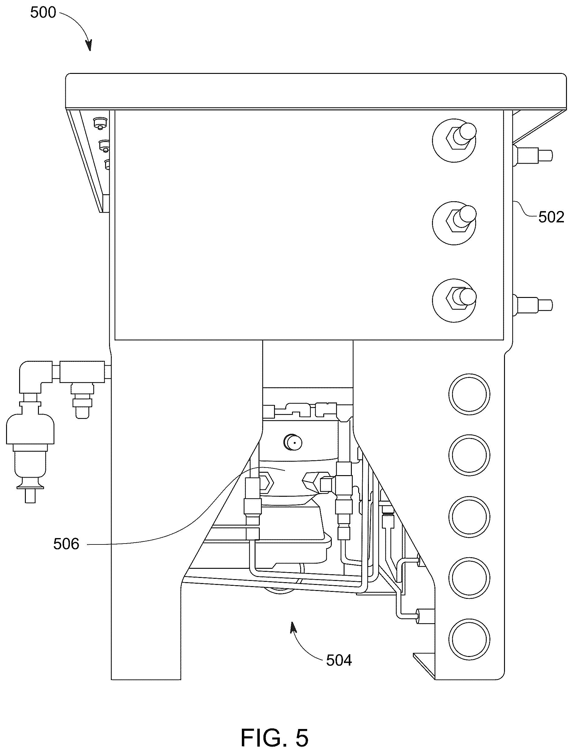 Patent US12460632 Figure 5 – Reciprocating pump packing lubricator