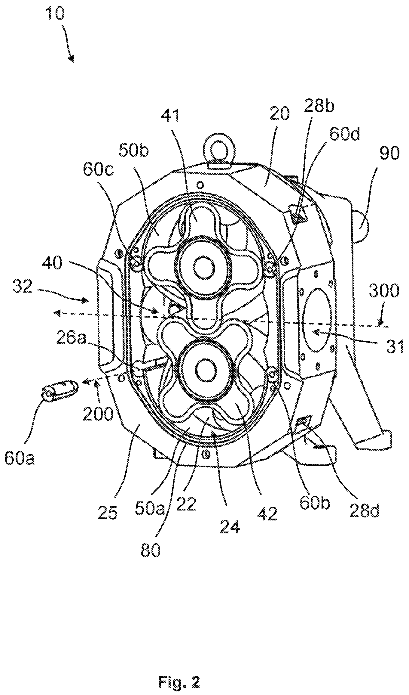 Patent US12460634 Figure 2 – Pump for conveying a fluid