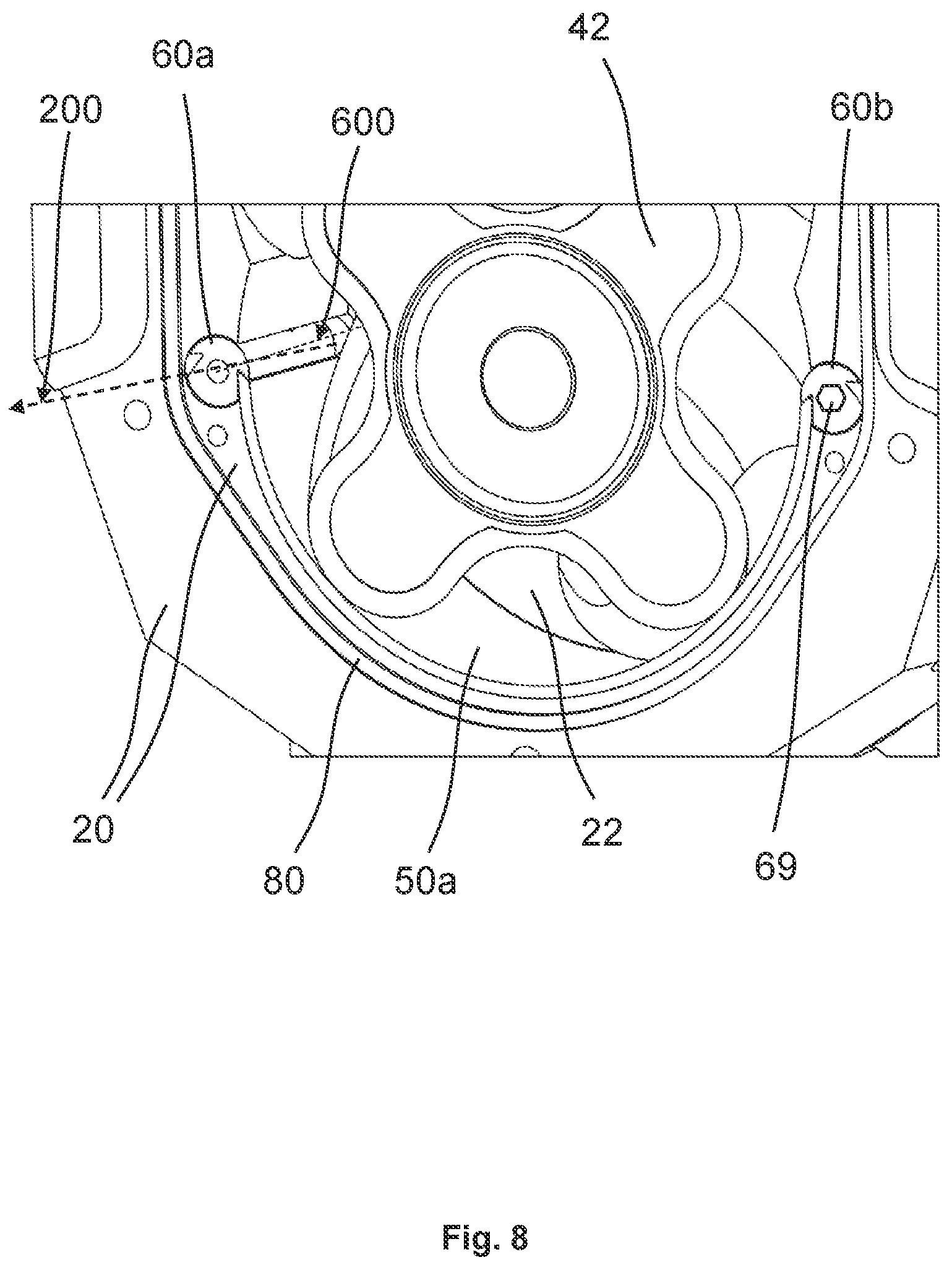Patent US12460634 Figure 8 – Pump for conveying a fluid