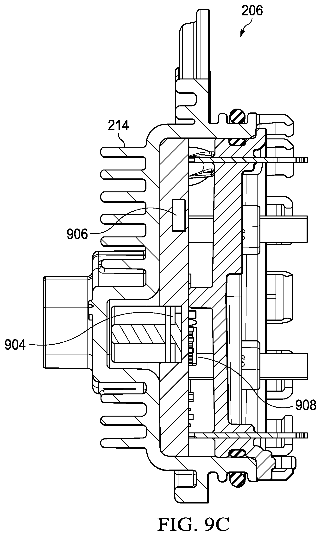 Patent US12460635 Figure 14 – Electric pump system and method with hollow shaft and temperature sensor