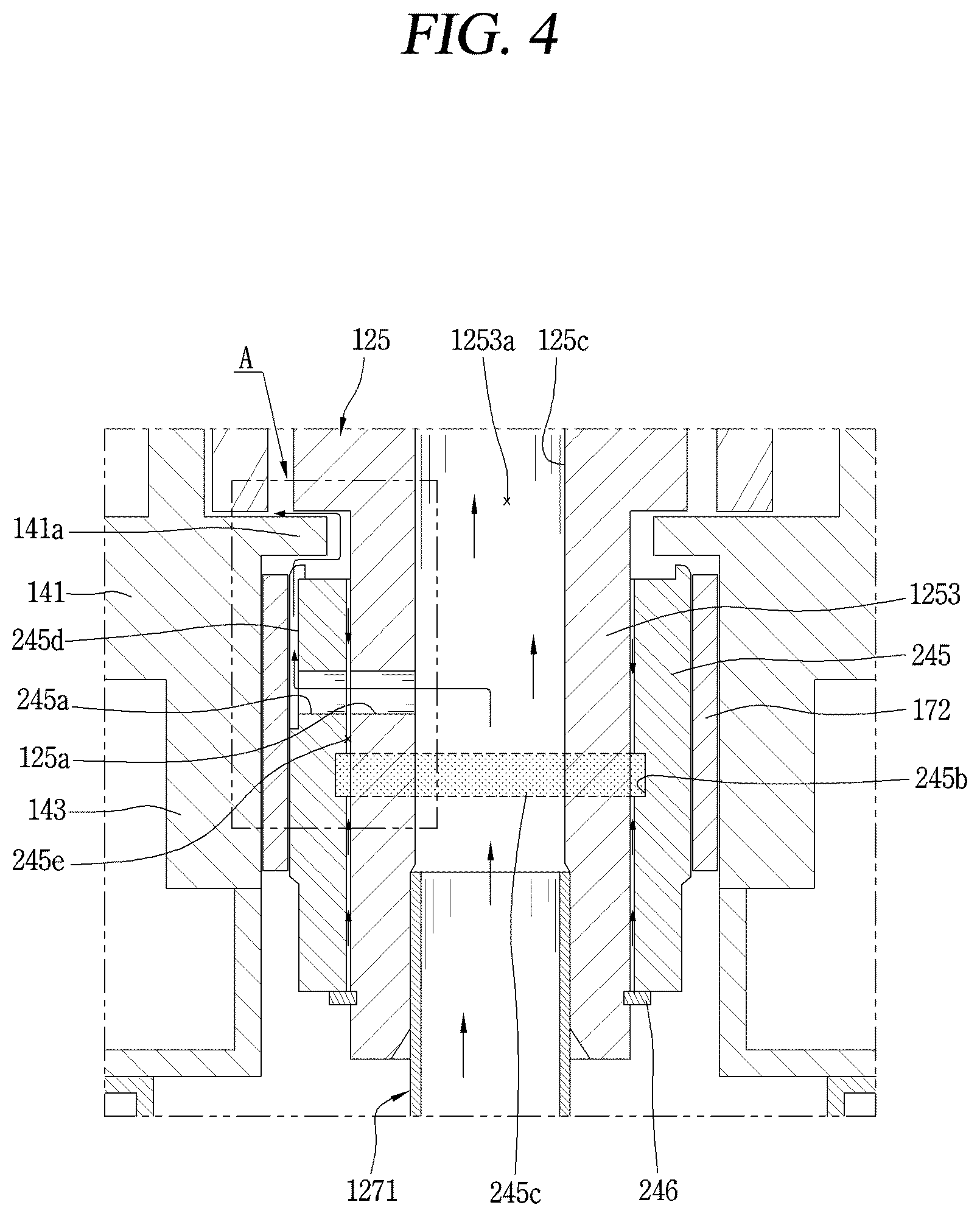 Patent US12460638 Figure 4 – Scroll compressor