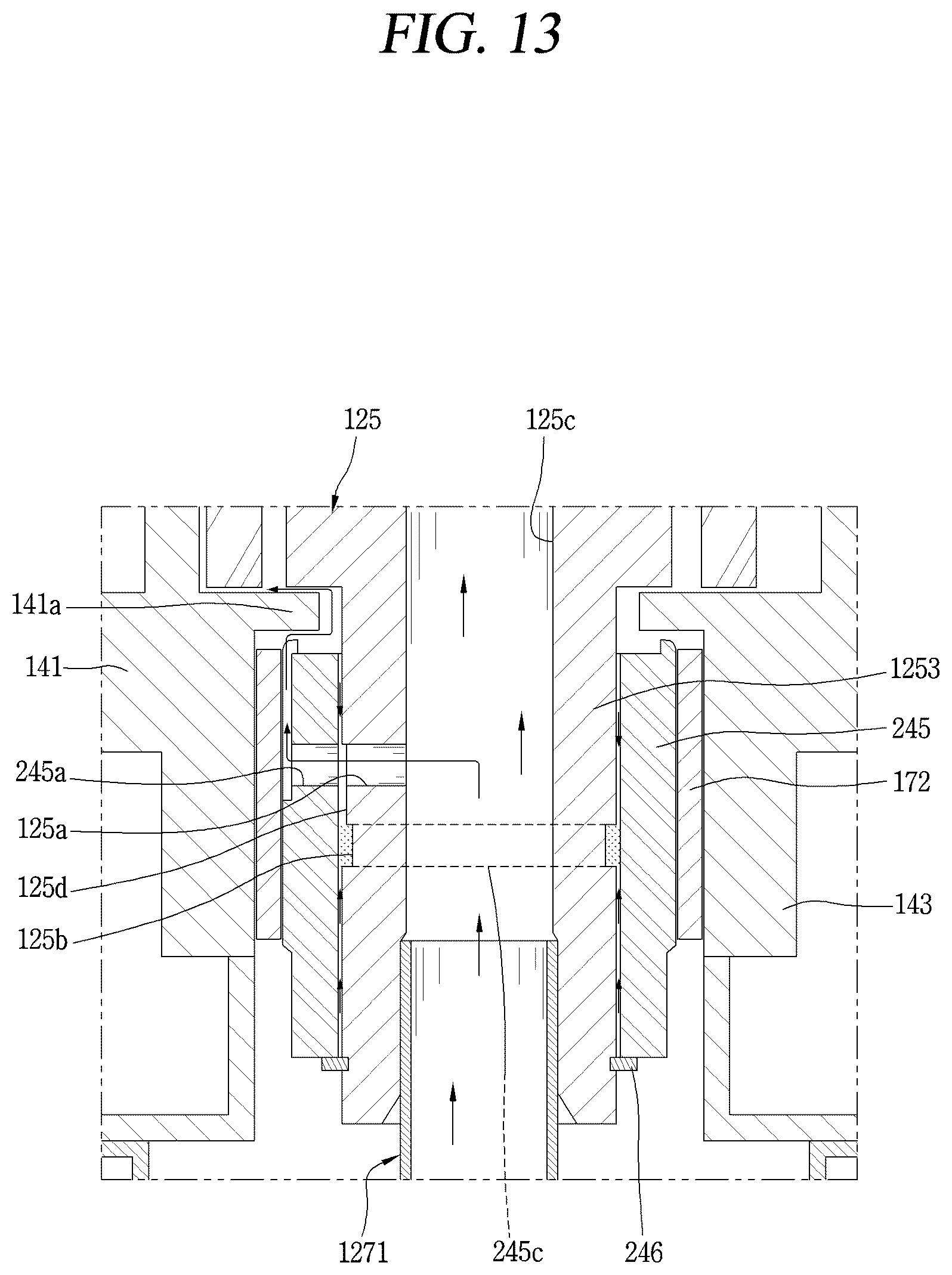 Patent US12460638 Figure 13 – Scroll compressor