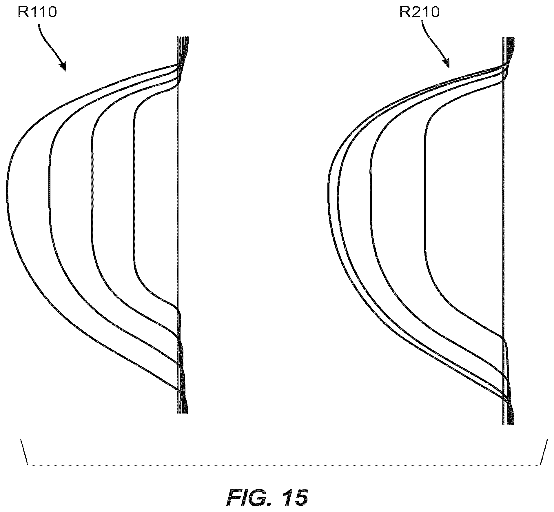 Patent US12460640 Figure 12 – Complex screw rotors with a central circular cross section connecting right-hand and left-hand sections of the rotors
