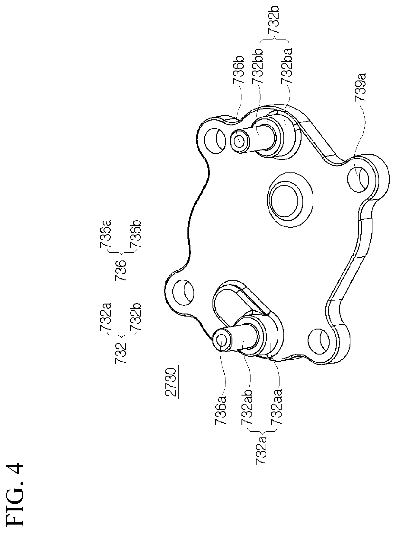 Patent US12460644 Figure 4 – Scroll compressor