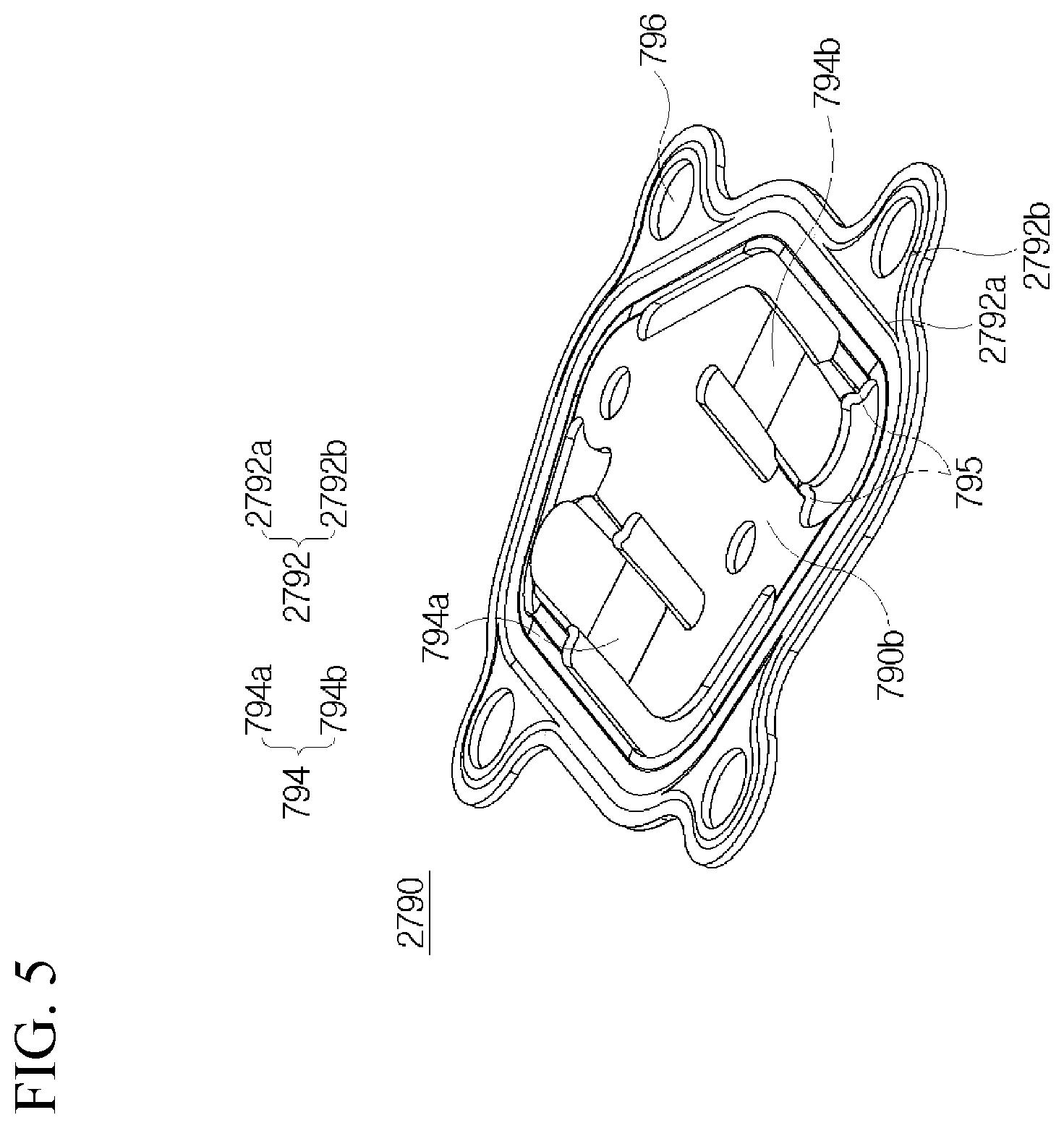 Patent US12460644 Figure 5 – Scroll compressor