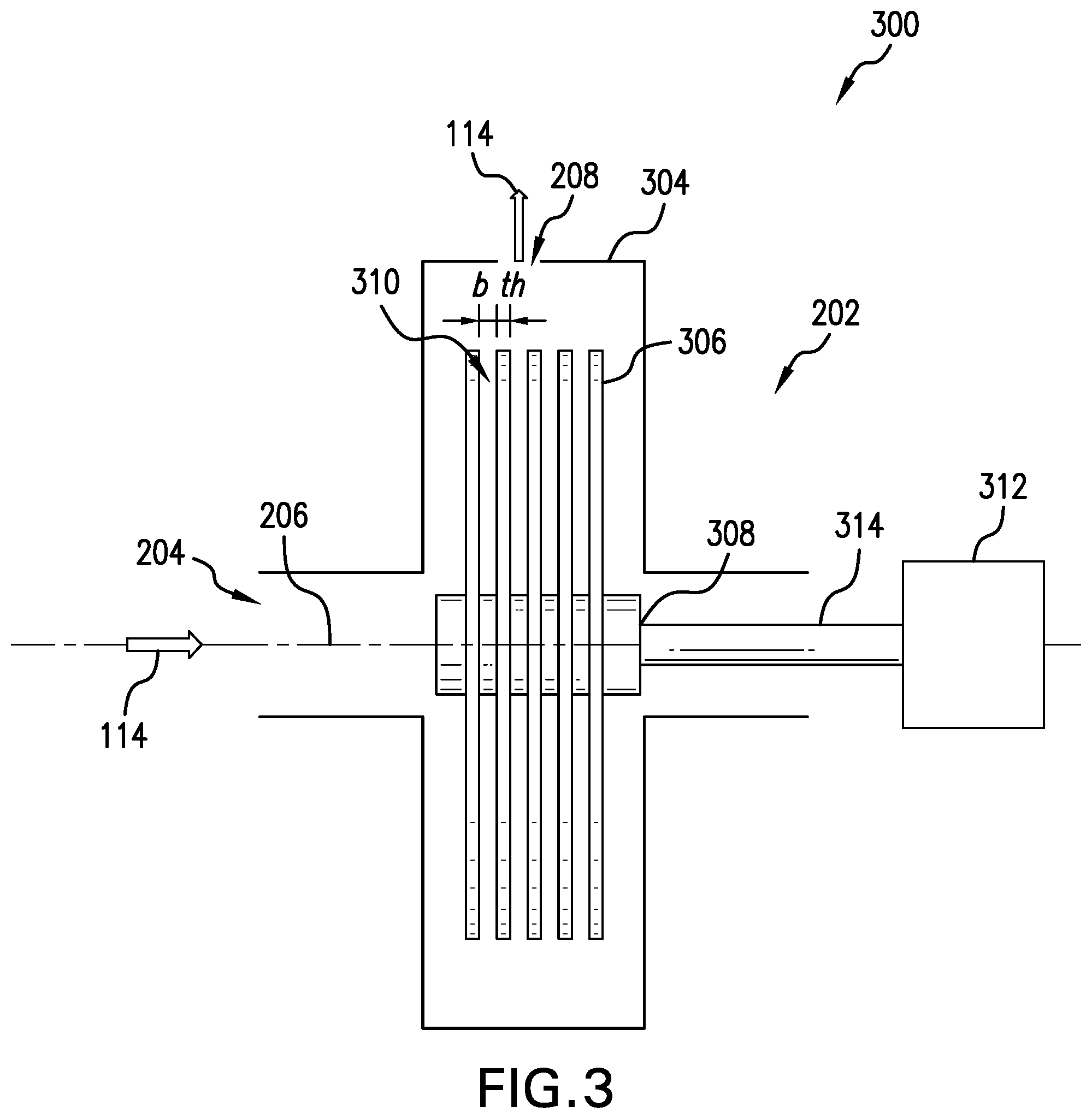 Patent US12460645 Figure 3 – High efficiency drilling fluid shearing pump using staged tesla turbine