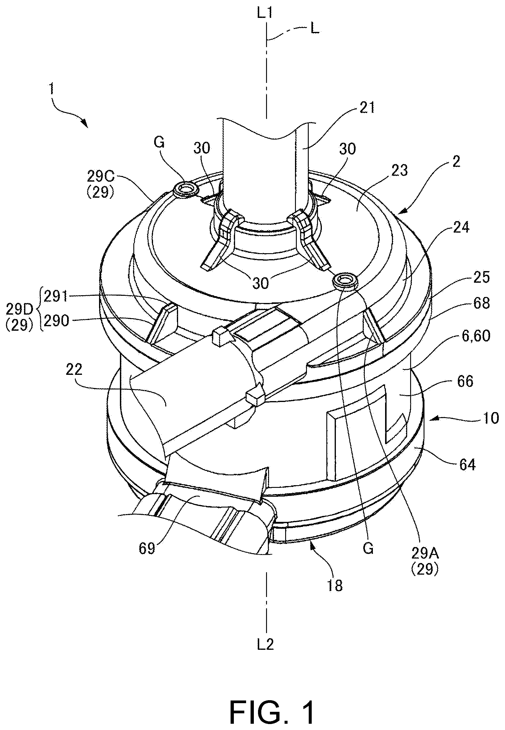Patent US12460652 — Pump device and method of manufacturing the same — Figure 1