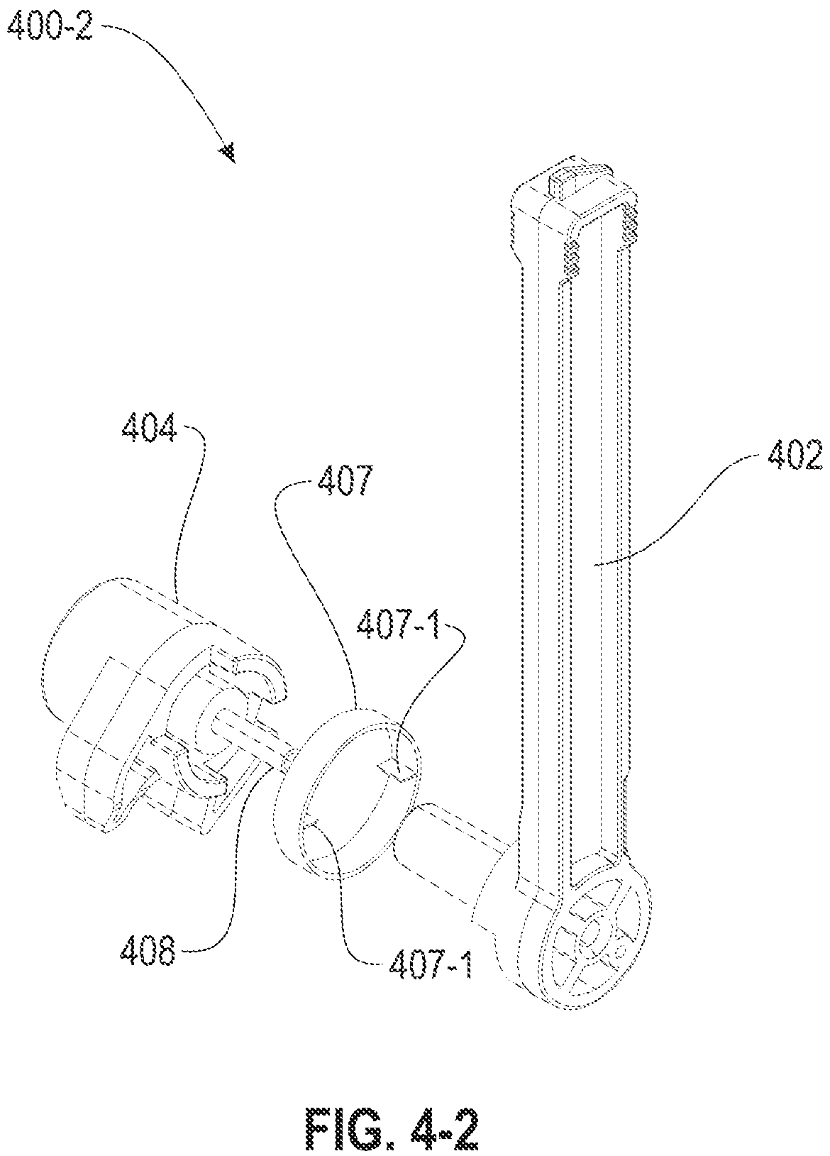 Patent US12460662 Figure 8 – Latching a removable element with tolerance-stack compliance