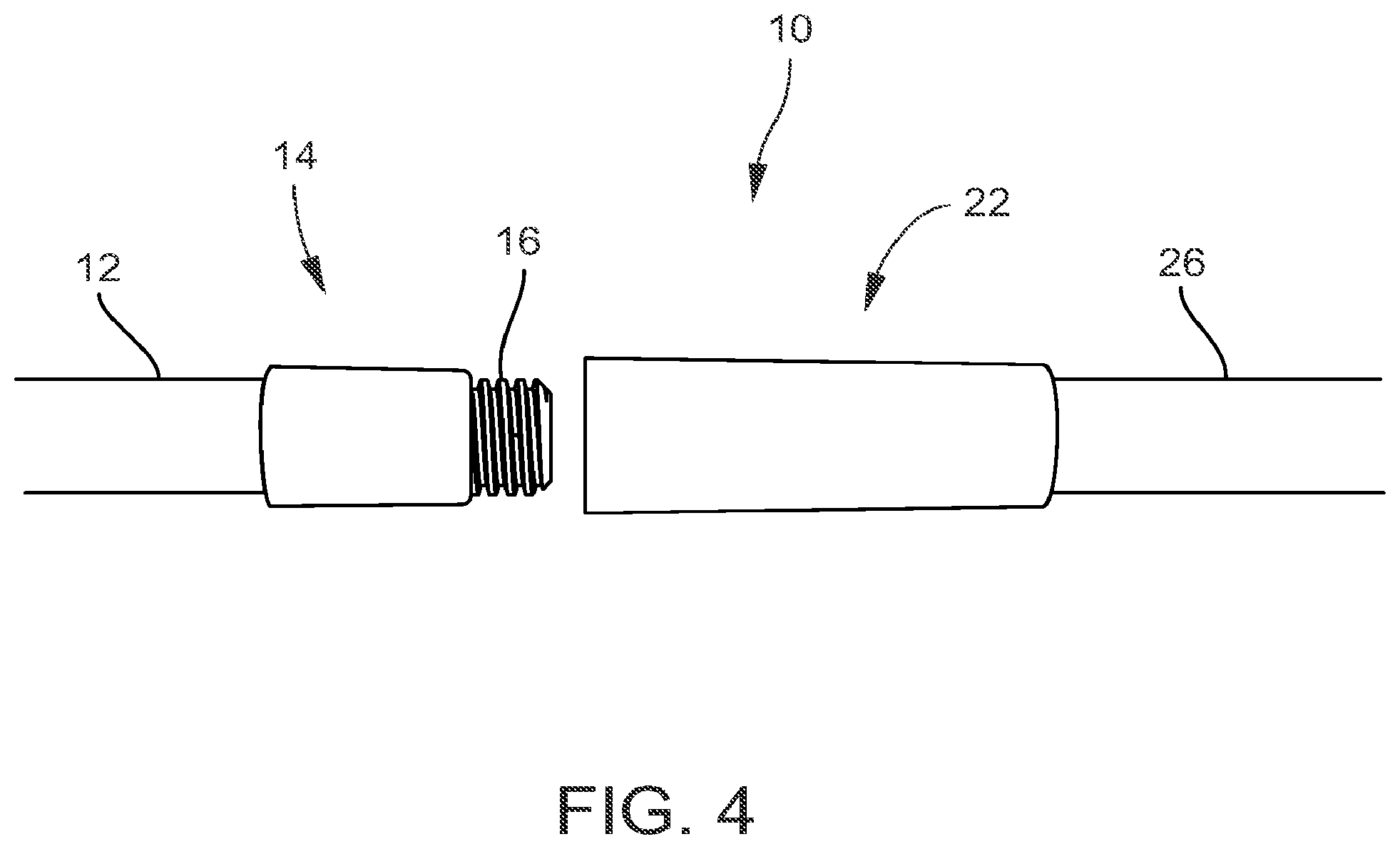 Patent US12460666 Figure 4 – Ferrules for pole and tool extension