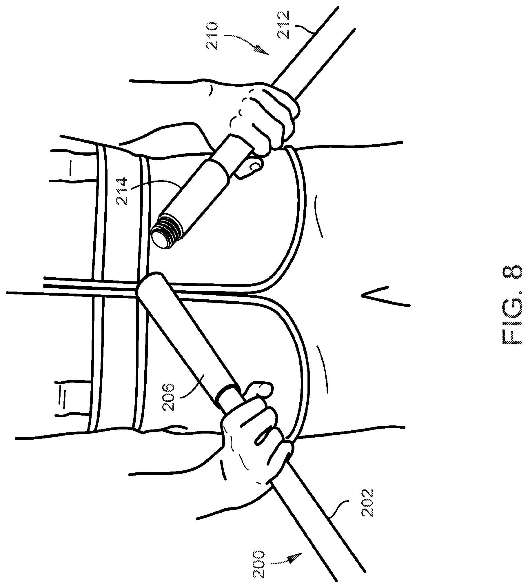 Patent US12460666 Figure 8 – Ferrules for pole and tool extension