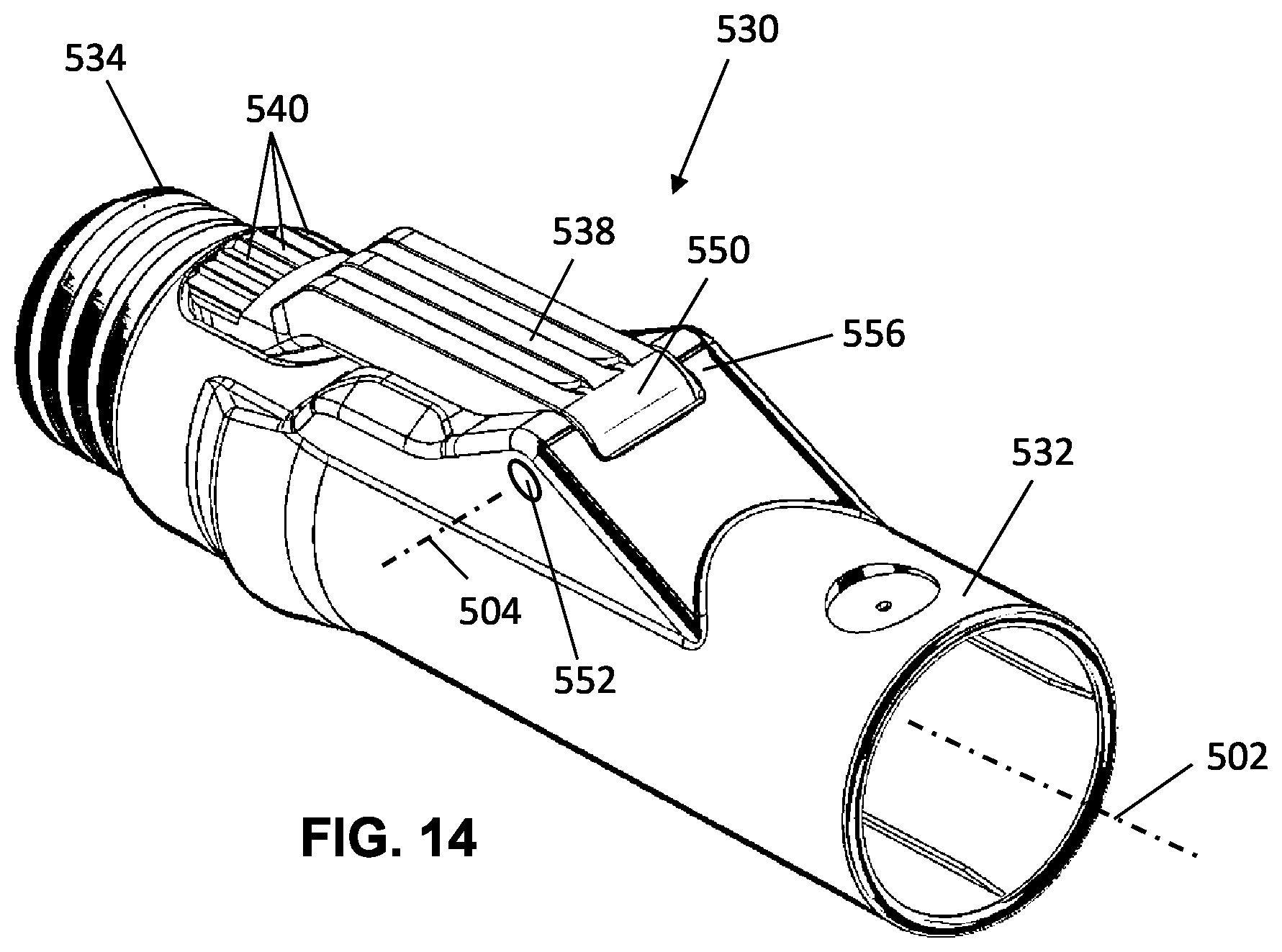 Patent US12460666 Figure 13 – Ferrules for pole and tool extension