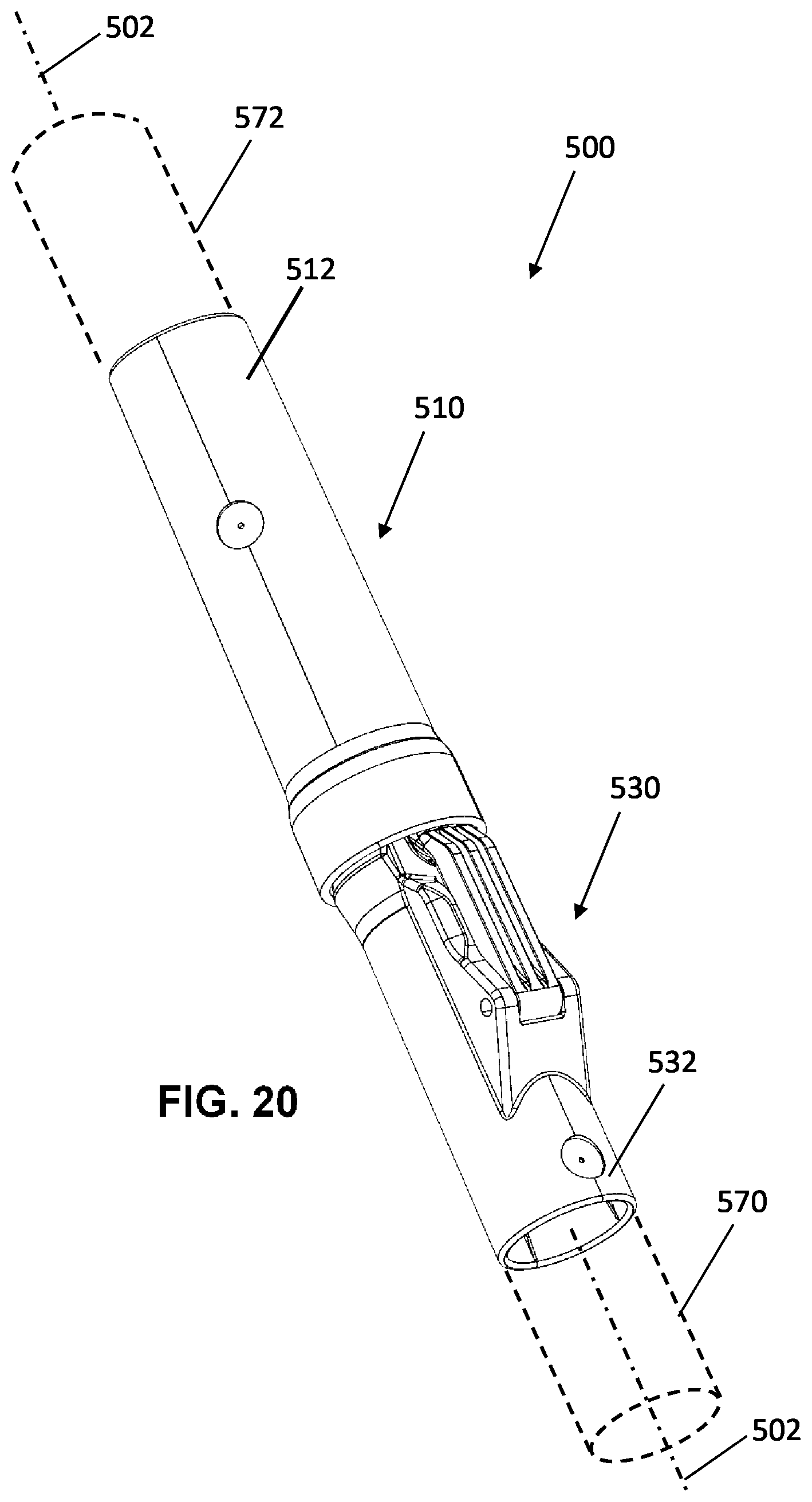 Patent US12460666 Figure 18 – Ferrules for pole and tool extension