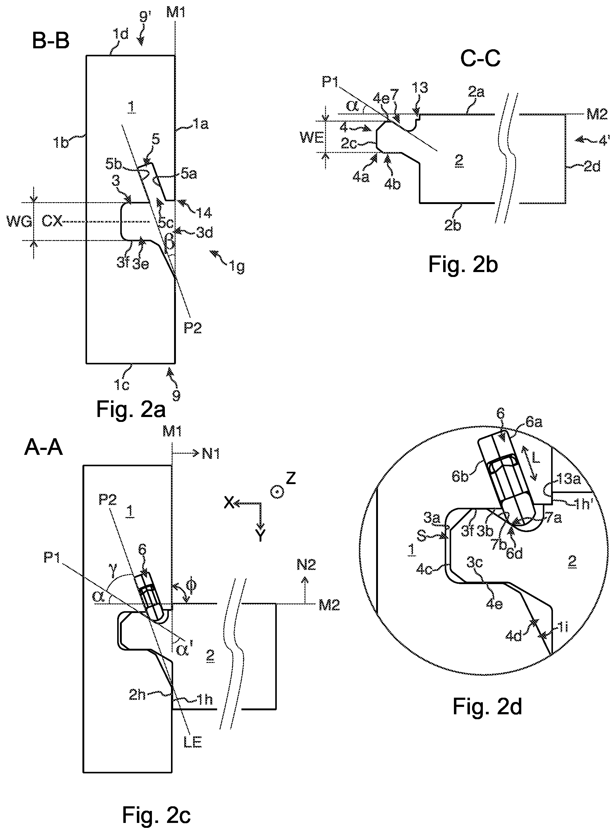 Patent US12460668 Figure 2 – Set of panels and an associated assembled article