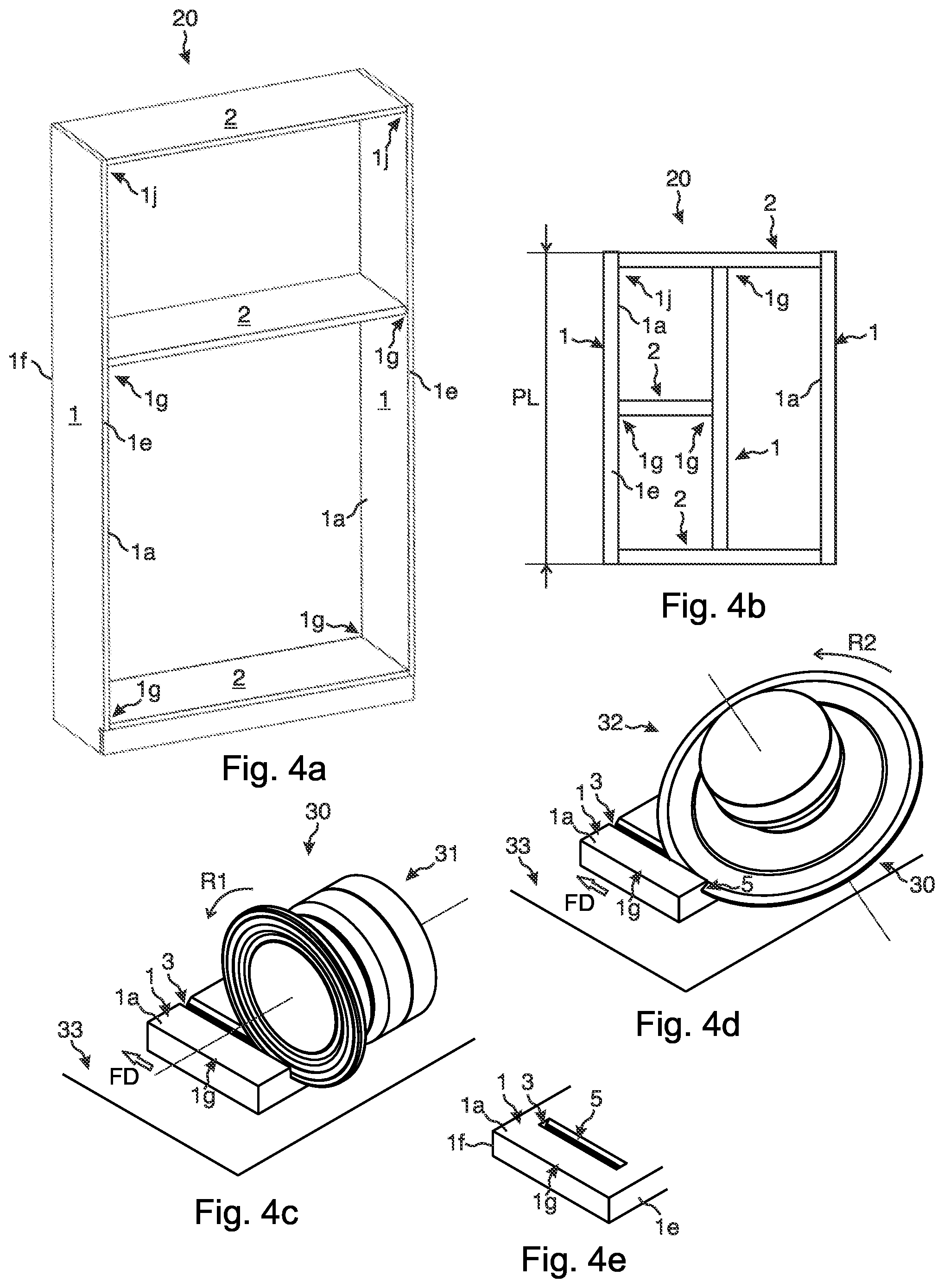 Patent US12460668 Figure 4 – Set of panels and an associated assembled article