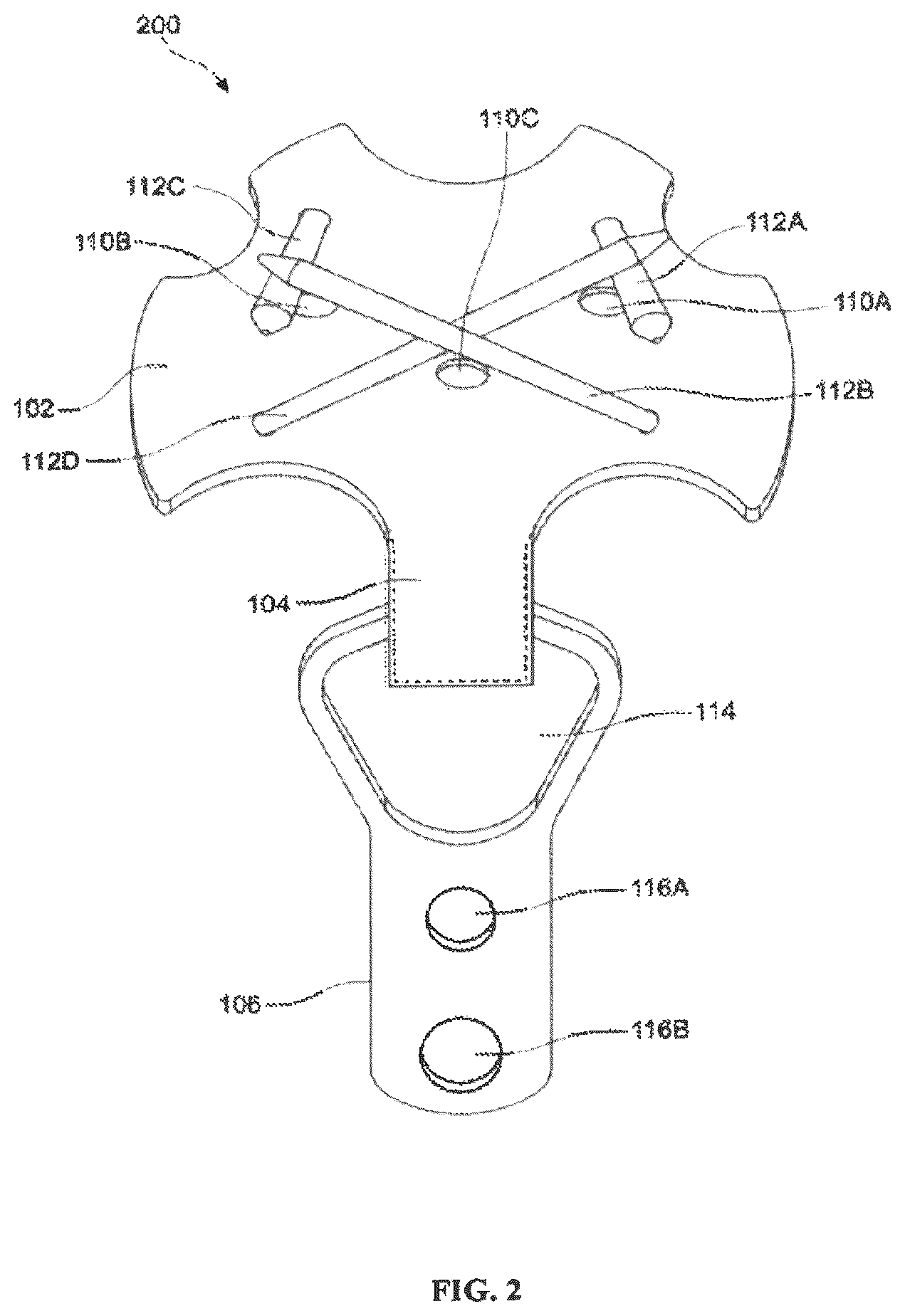 Patent US12460669 Figure 2 – Mounting device to securely hang a wide range of objects to a wall