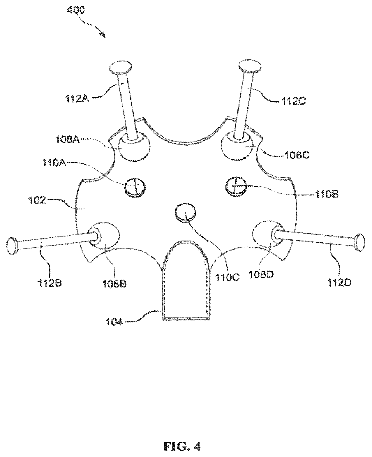 Patent US12460669 Figure 4 – Mounting device to securely hang a wide range of objects to a wall