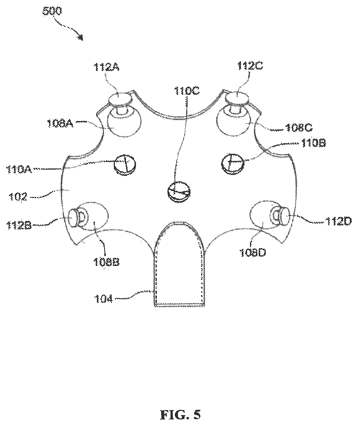 Patent US12460669 Figure 5 – Mounting device to securely hang a wide range of objects to a wall