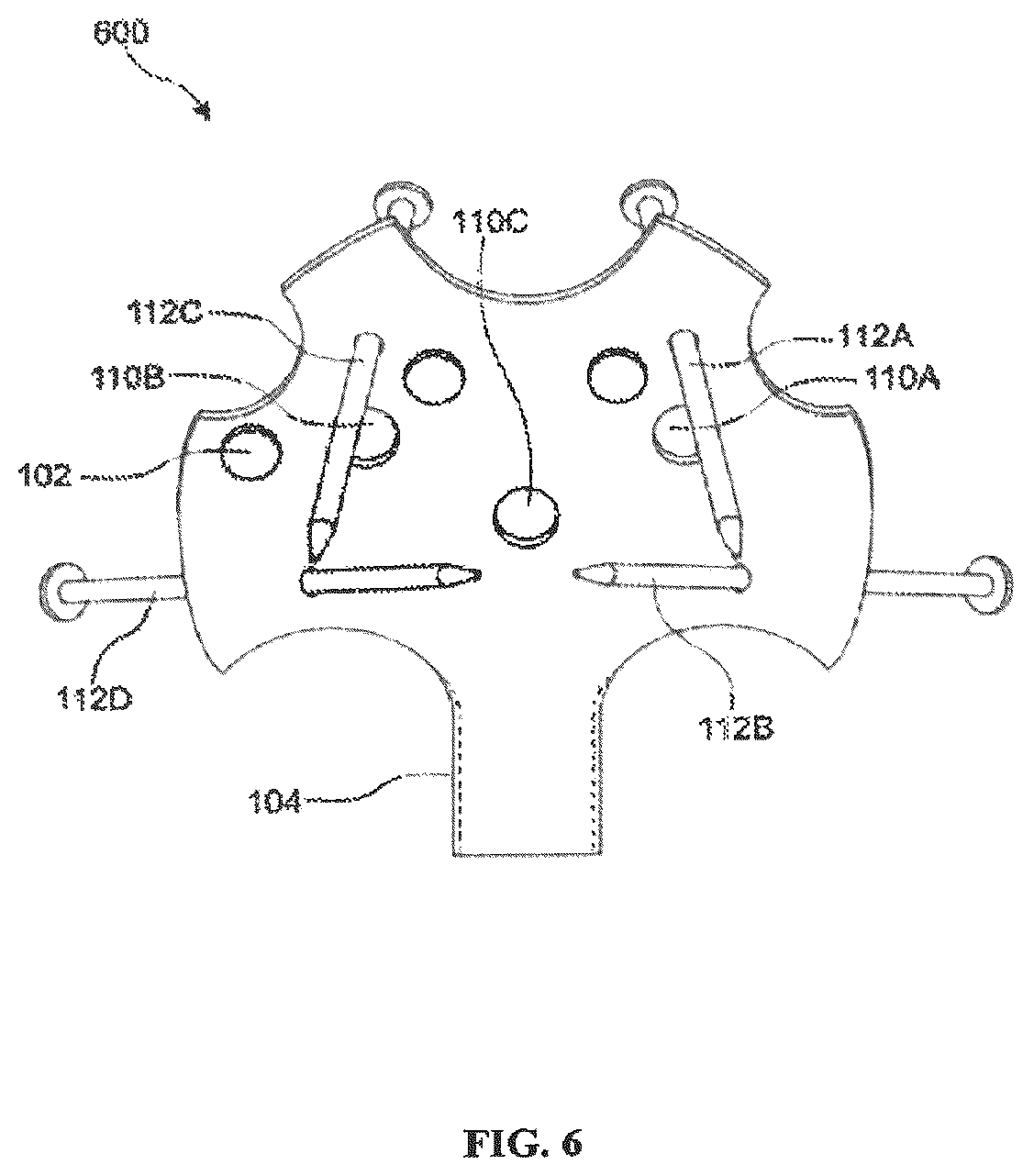 Patent US12460669 Figure 6 – Mounting device to securely hang a wide range of objects to a wall