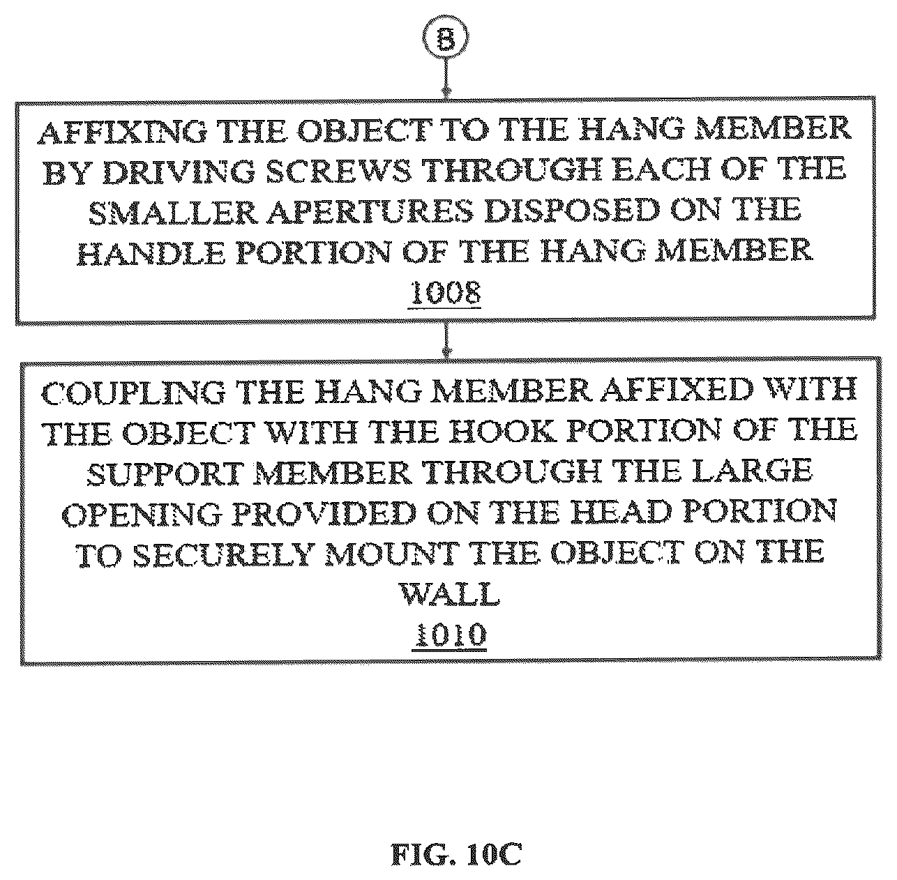 Patent US12460669 Figure 12 – Mounting device to securely hang a wide range of objects to a wall