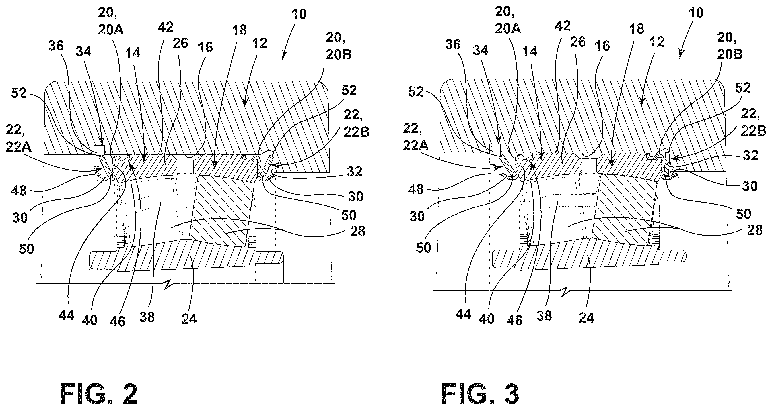 Patent US12460671 Figure 2 – Bearing assembly