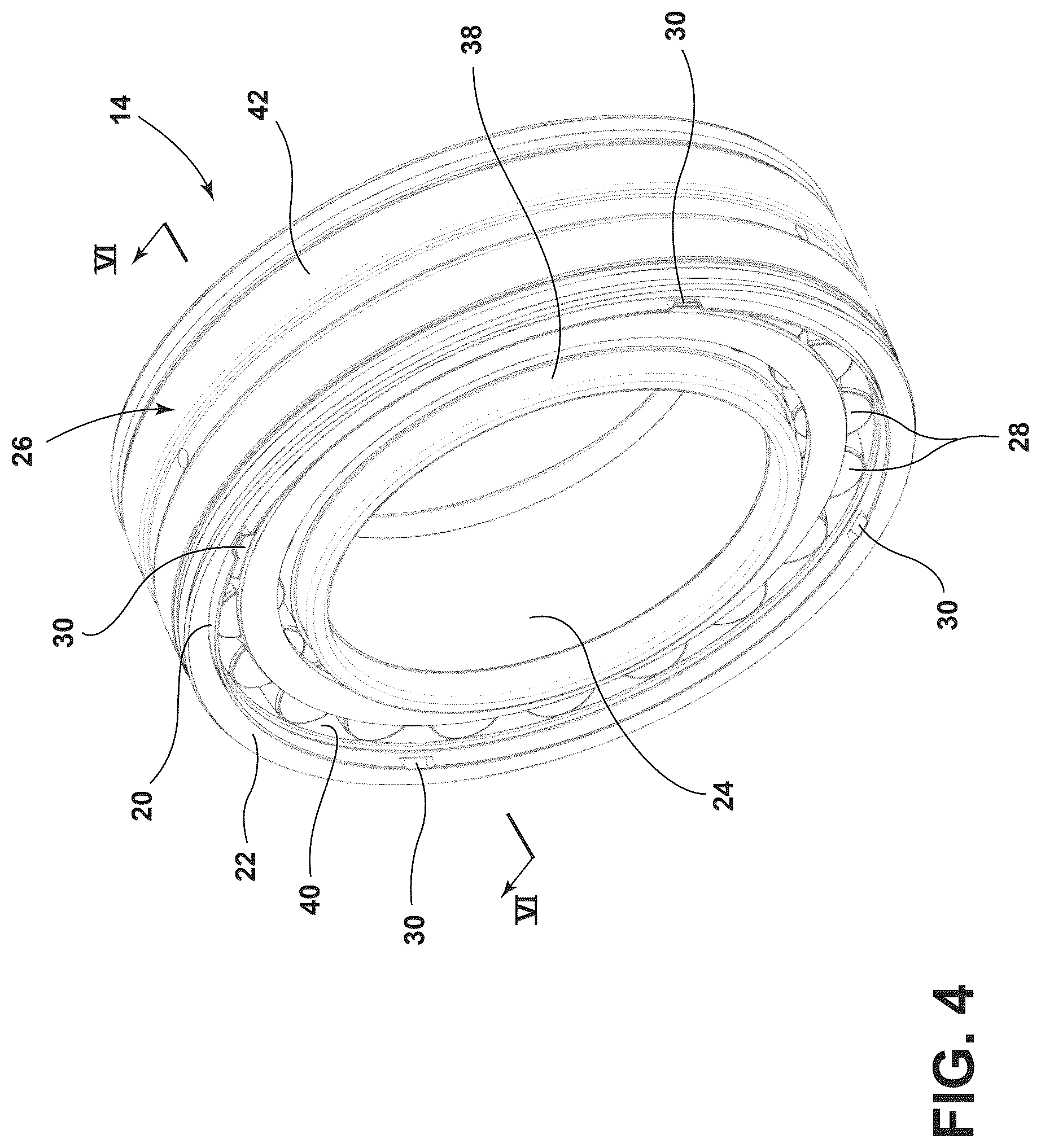 Patent US12460671 Figure 3 – Bearing assembly