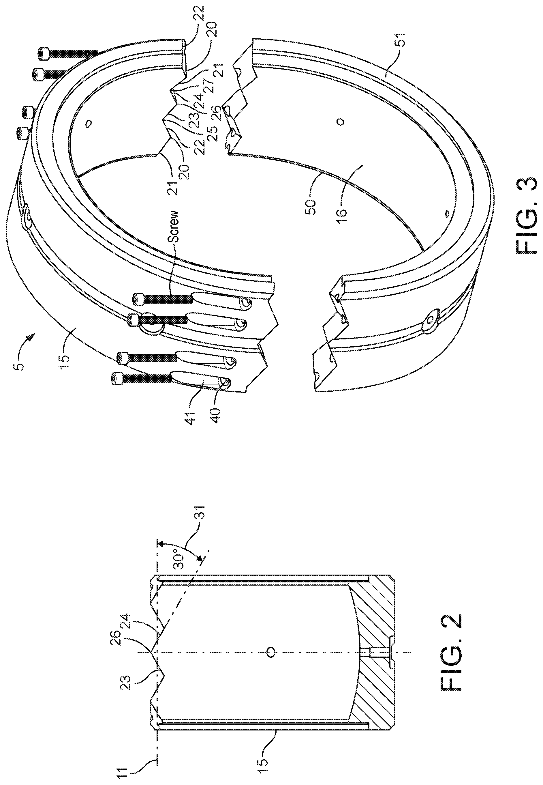 Patent US12460677 Figure 3 – Split roller bearing