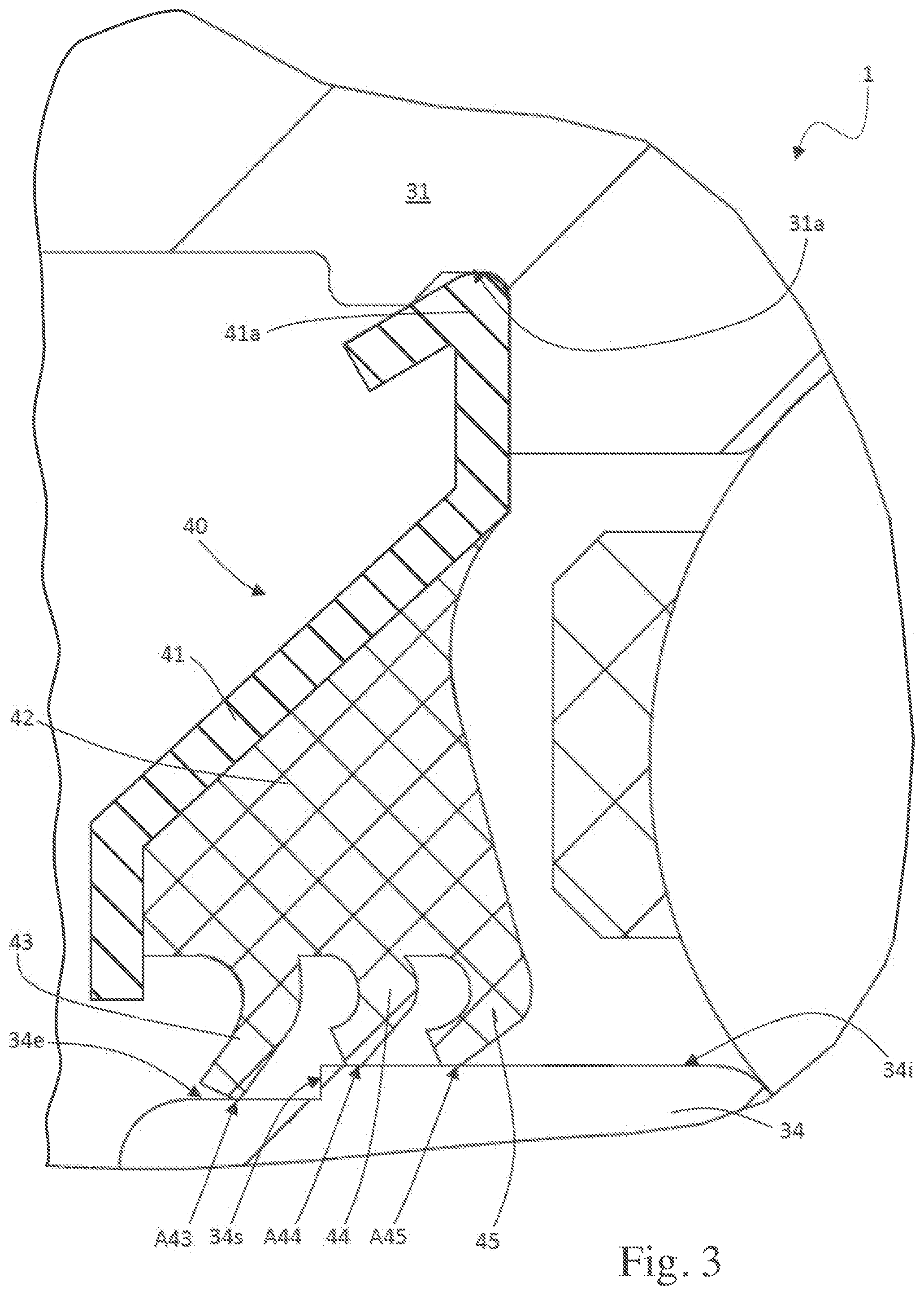 Patent US12460678 Figure 3 – Bearing unit for rotary shafts
