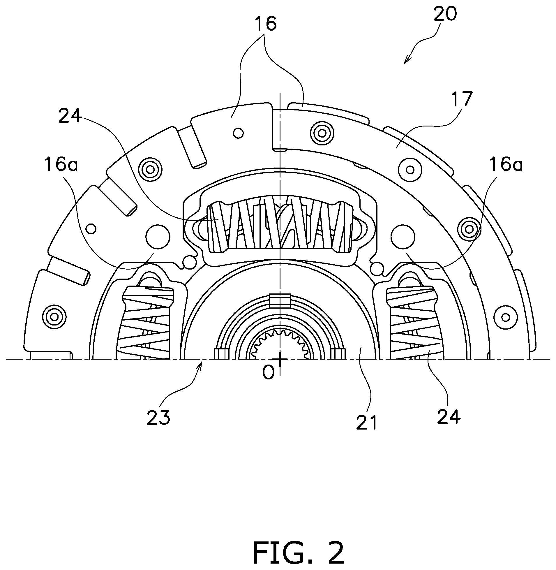 Patent US12460682 Figure 2 – Damper device