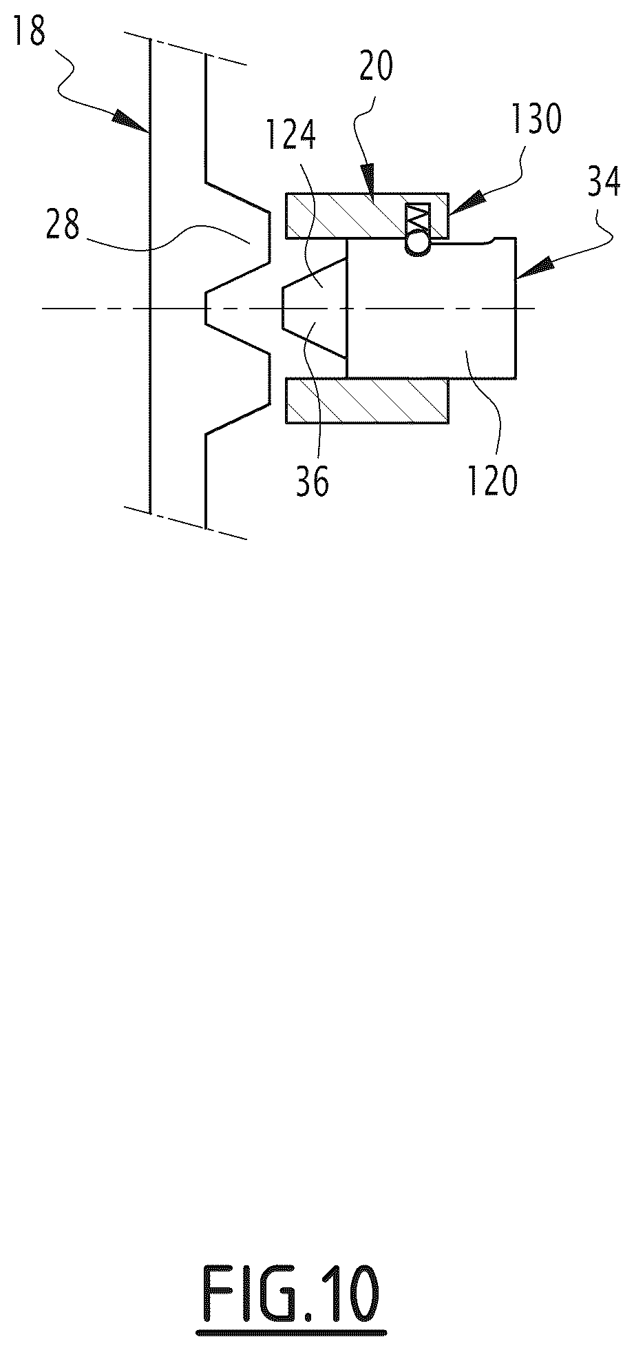 Patent US12460683 Figure 10 – Torque limiter, corresponding transmission assembly and use